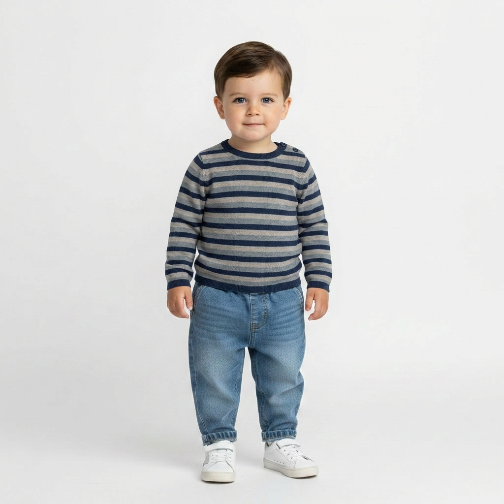 BONPOINT - PULL - BLEU - 24 MOIS