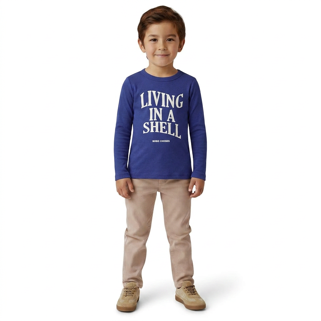 BOBO CHOSES - T-SHIRT DE BAIN - BLEU - 4 ANS