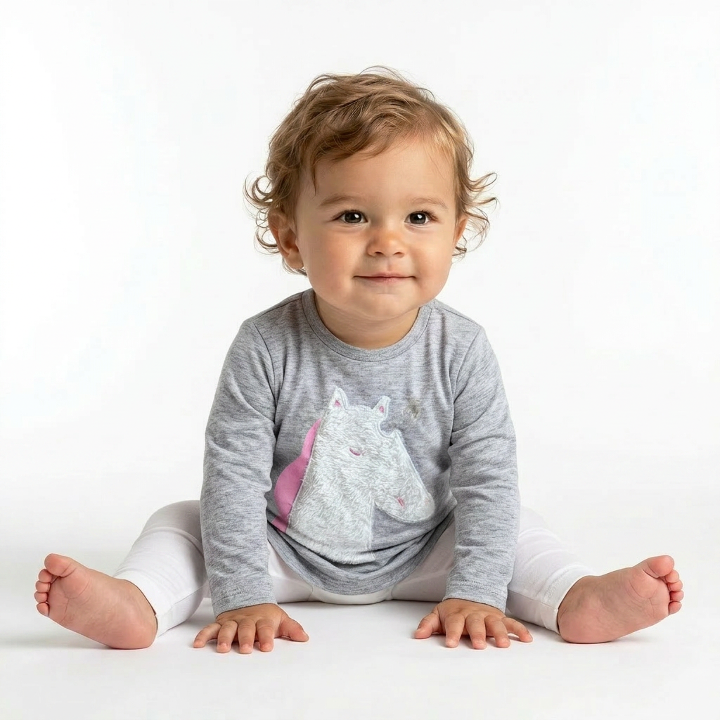 BILLIEBLUSH - T-SHIRT - GRIS - 6 MOIS