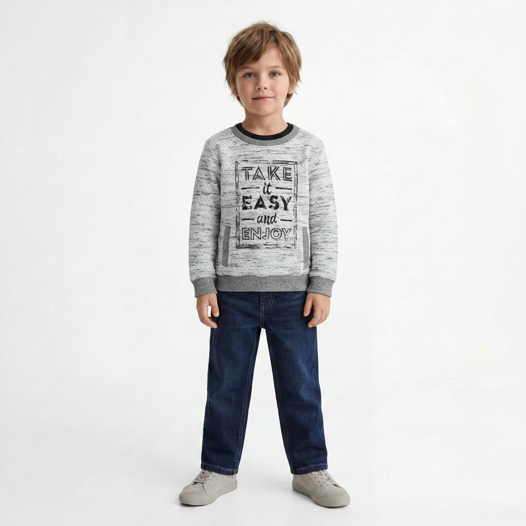 PEPE JEAN - PULL - GRIS, NOIR - 5 ANS