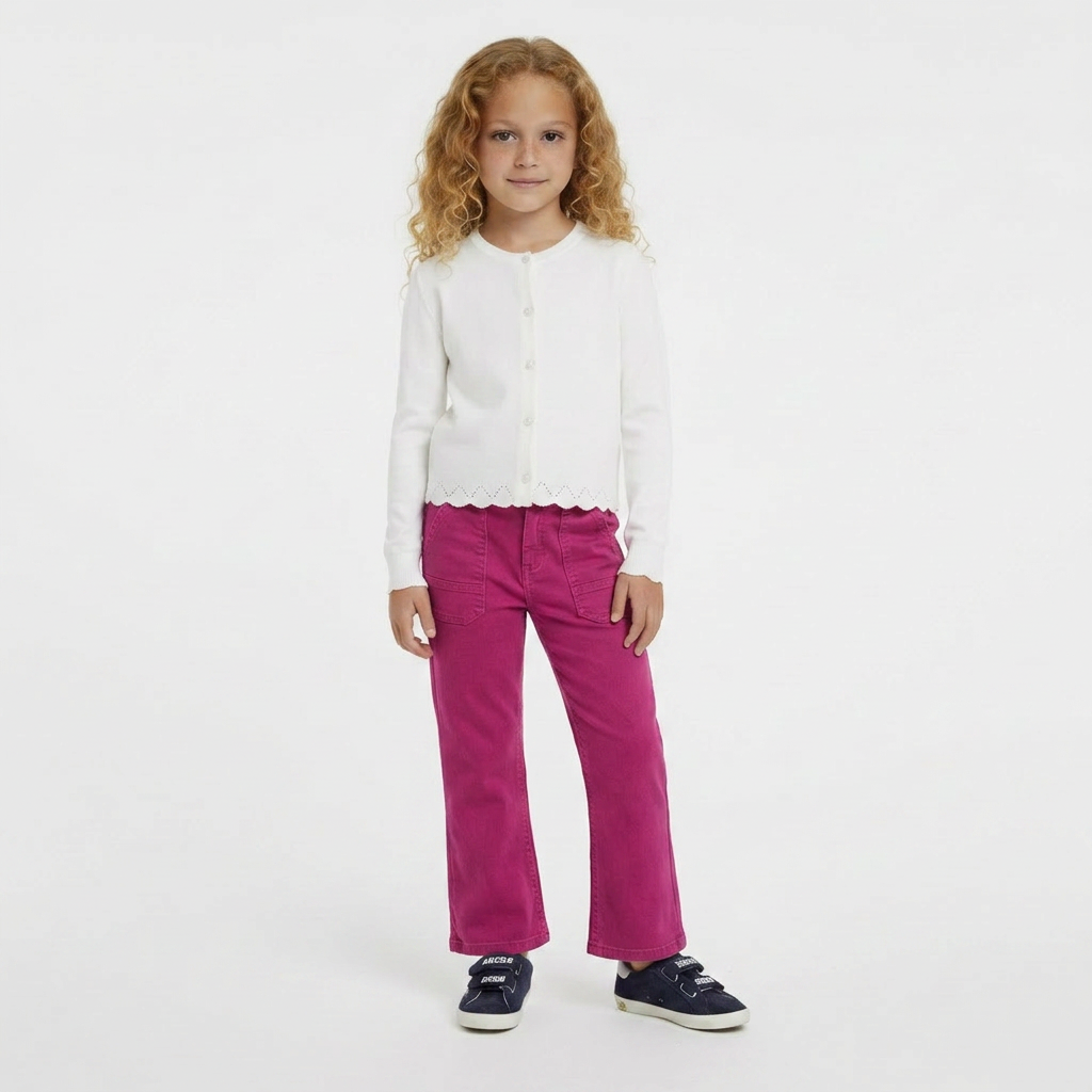ZADIG & VOLTAIRE - PANTALON - ROSE - 4 ANS