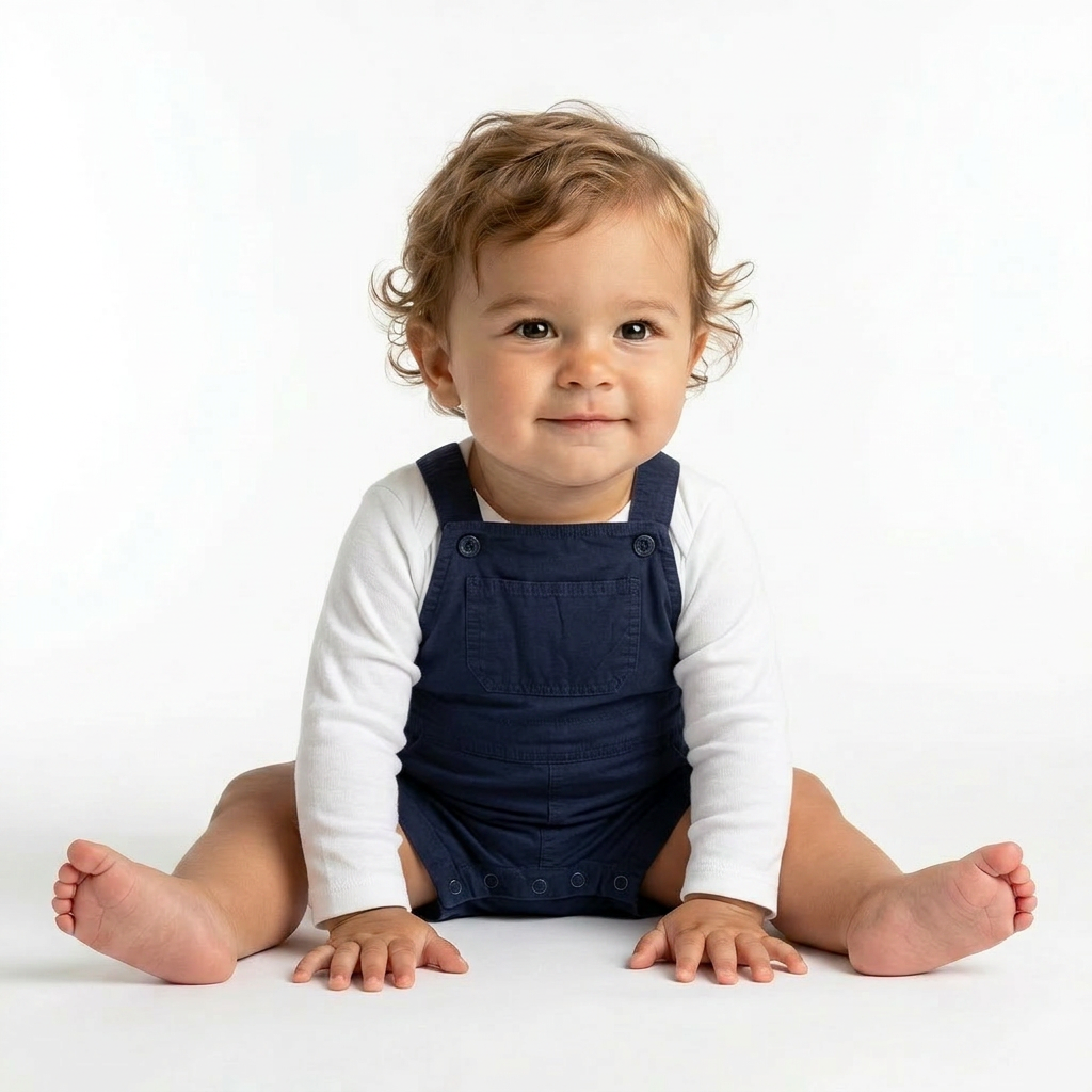 PETIT BATEAU - SALOPETTE - BLEU - 12 MOIS