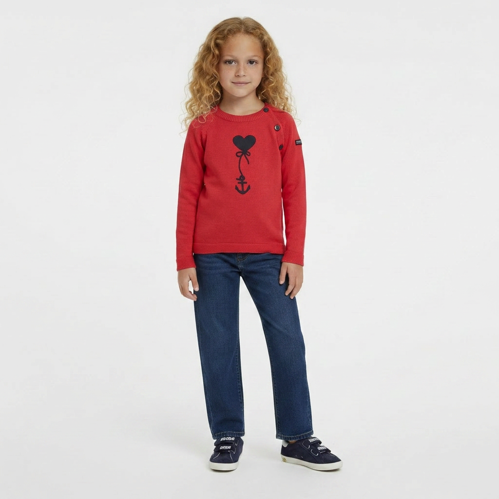 HUBLOT - PULL - ROUGE - 4 ANS