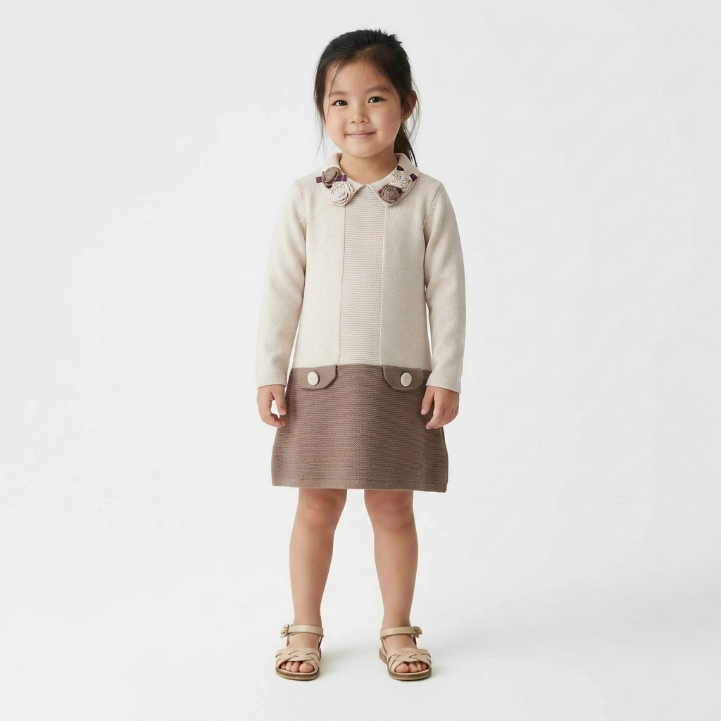 MAYORAL - ROBE - MARRON - 3 ANS