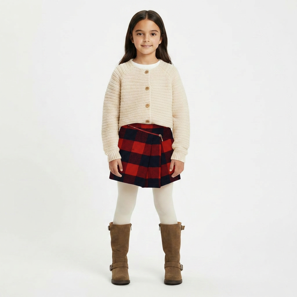 JUNIOR GAULTIER - JUPE - ROUGE - 6 ANS