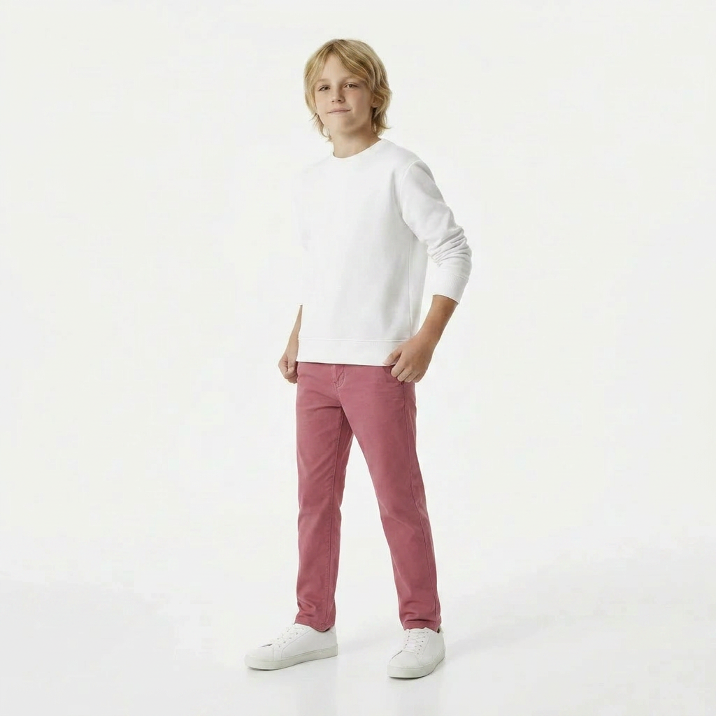 IKKS - PANTALON - ROUGE - 12 ANS