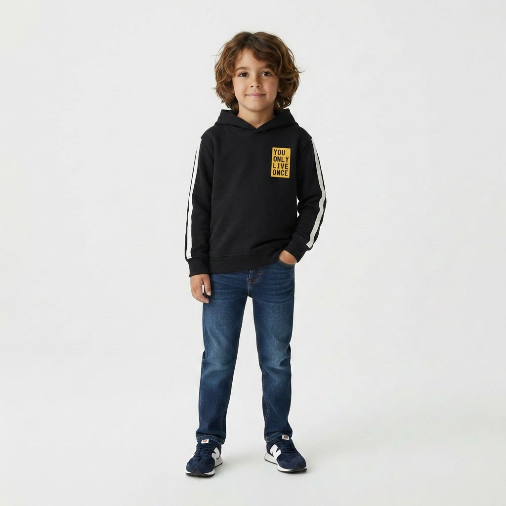 BELLEROSE - SWEAT - NOIR - 6 ANS