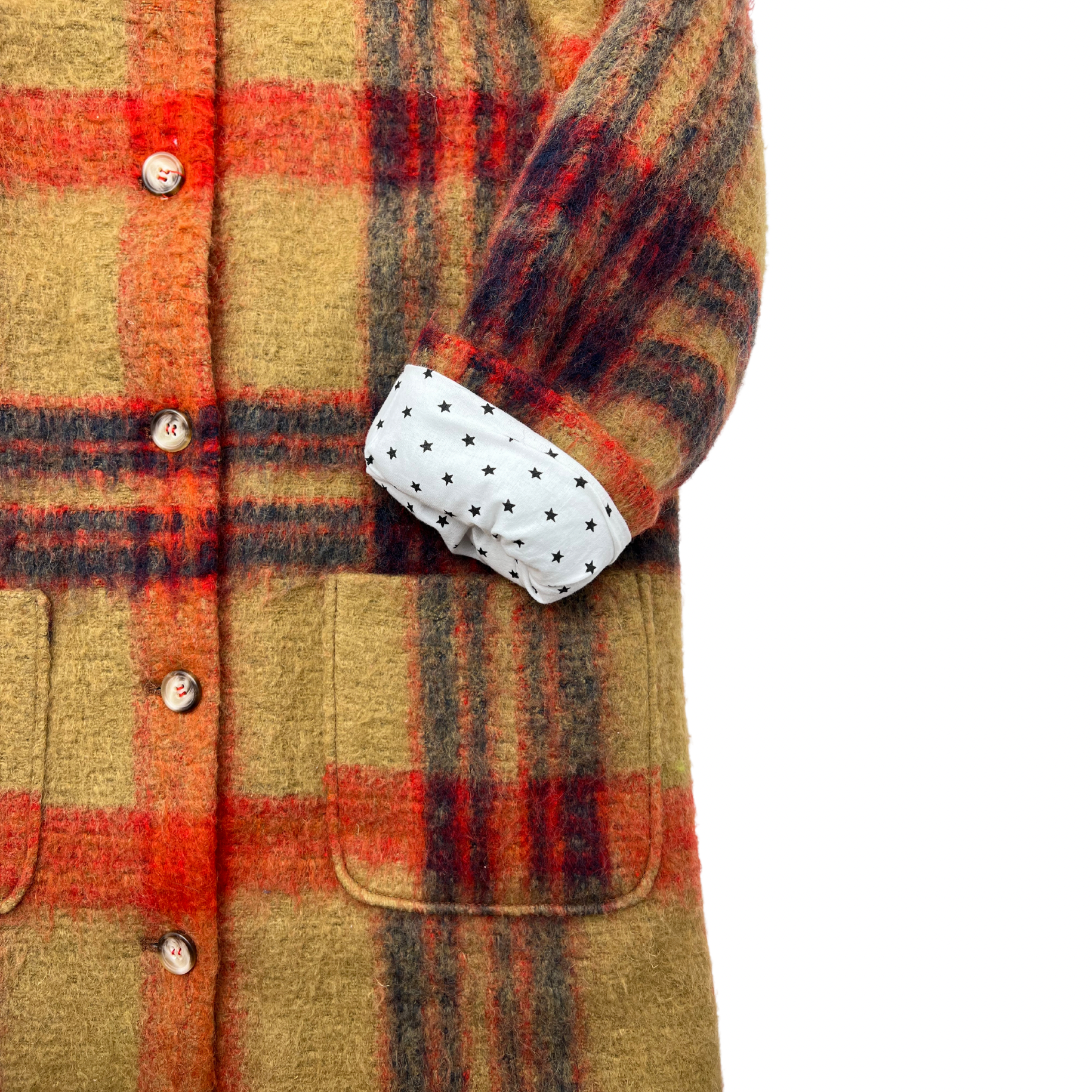 BONTON - Checked coat - 10 years