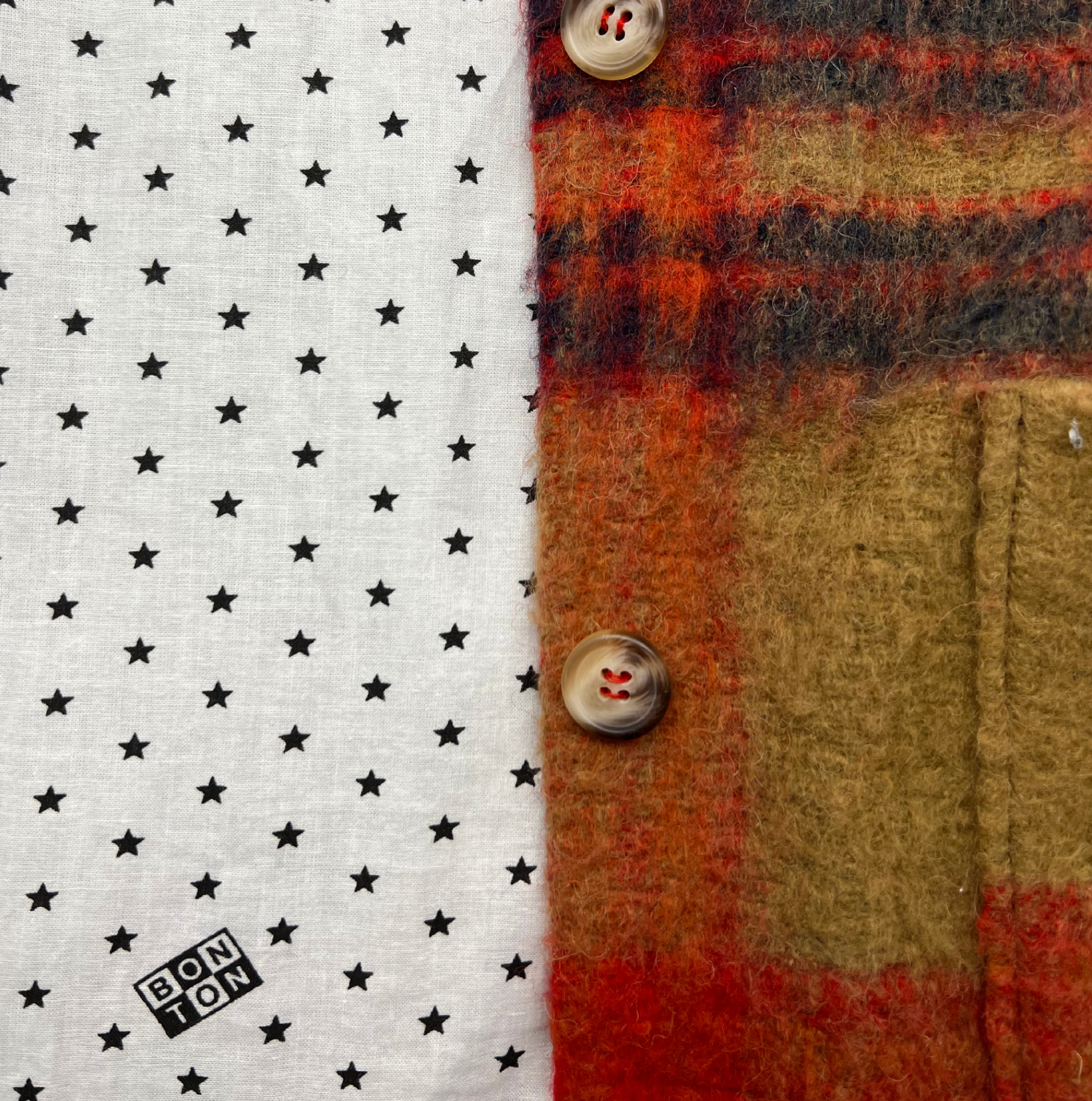 BONTON - Checked coat - 10 years