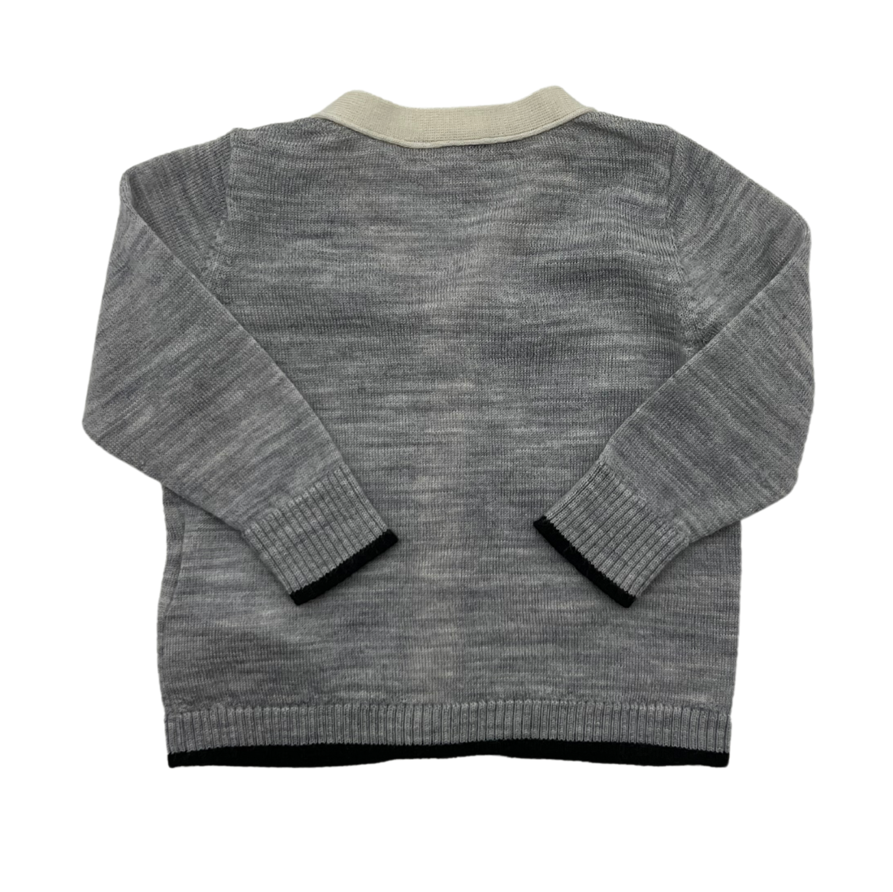 BONPOINT - Grey wool cardigan - 6 months