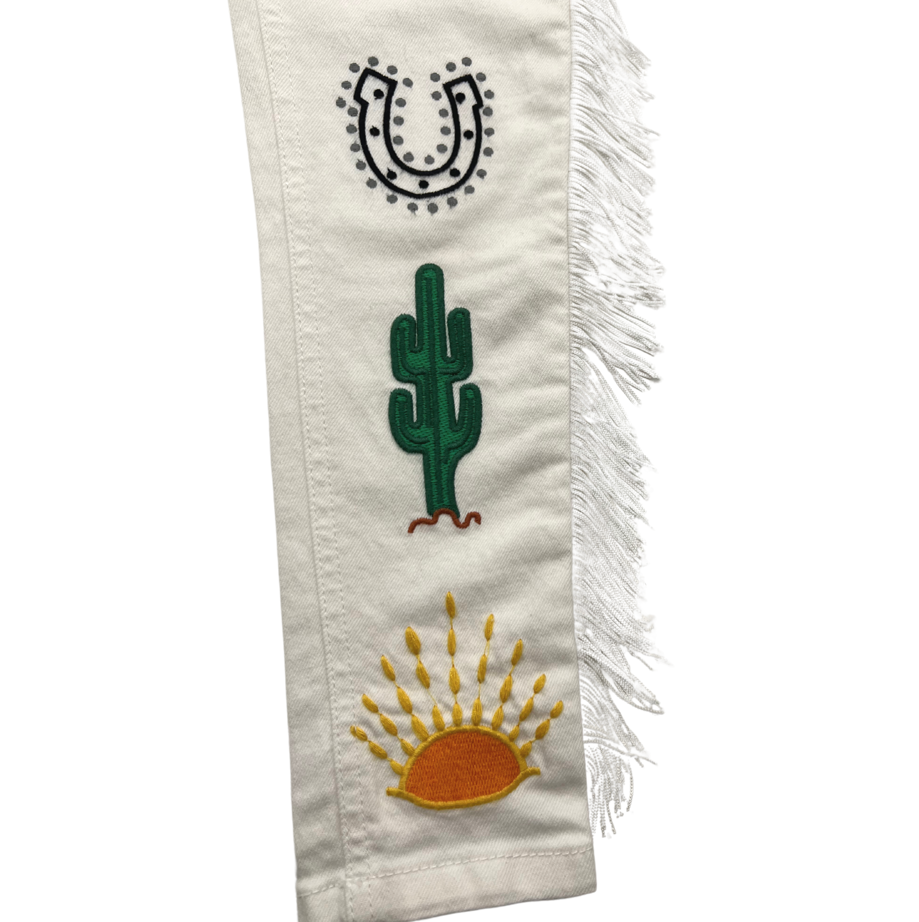 STELLA MCCARTNEY - Fringed jeans - 6 years old