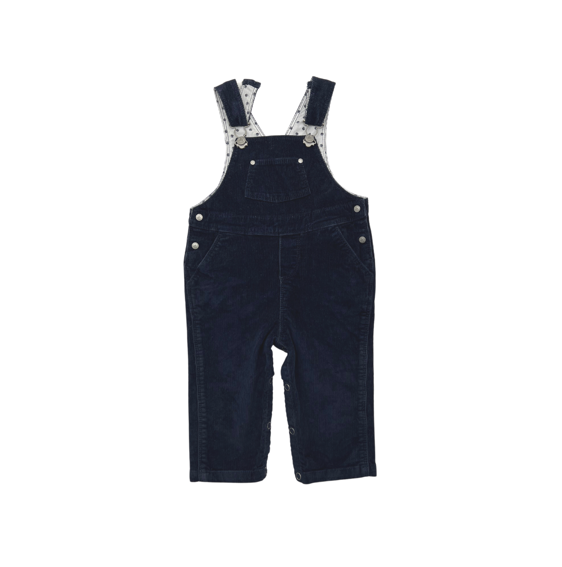 PETIT BATEAU - Combinaison en velours - 6 mois