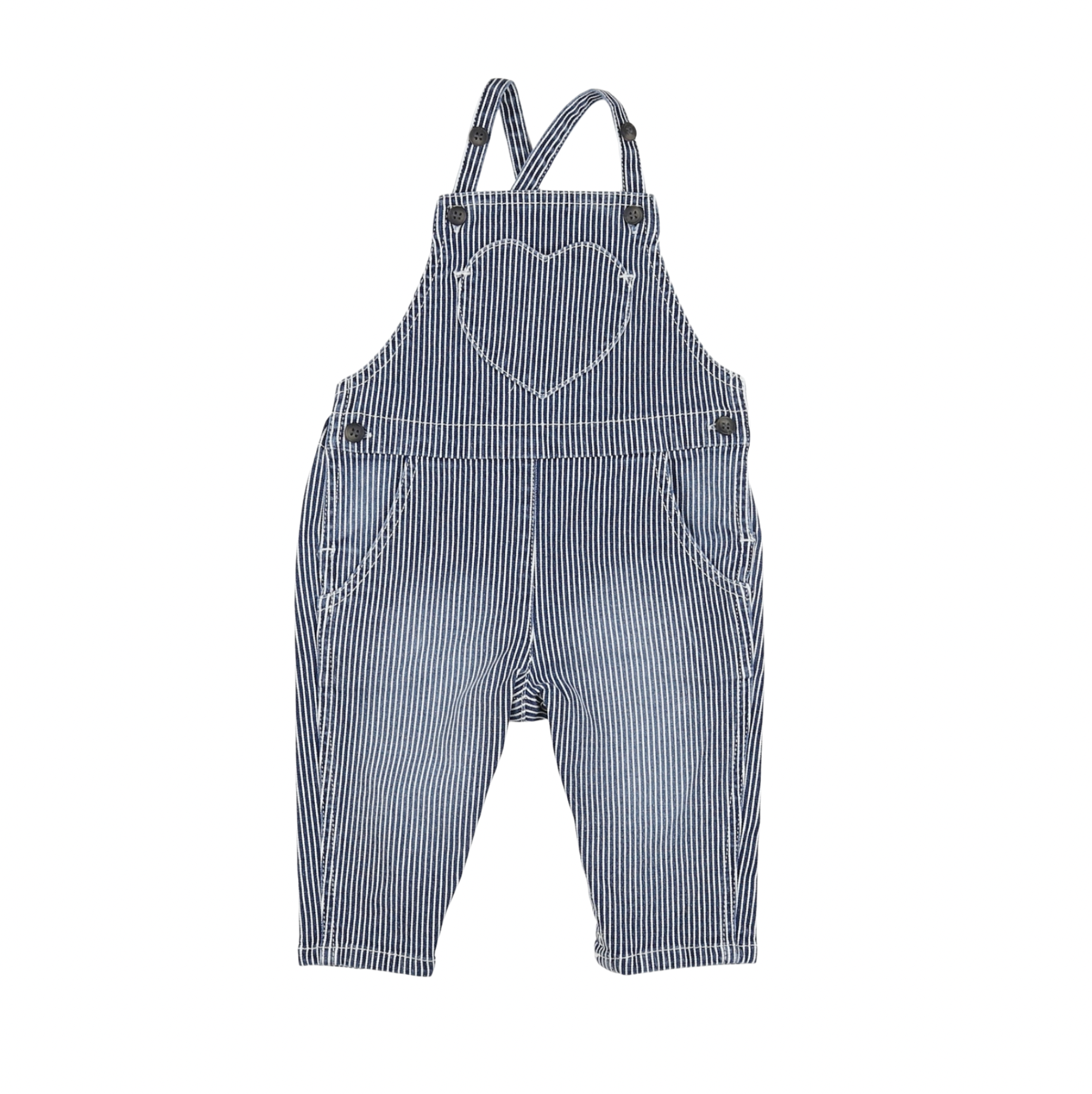 BONTON - Dungarees with heart - 6 months