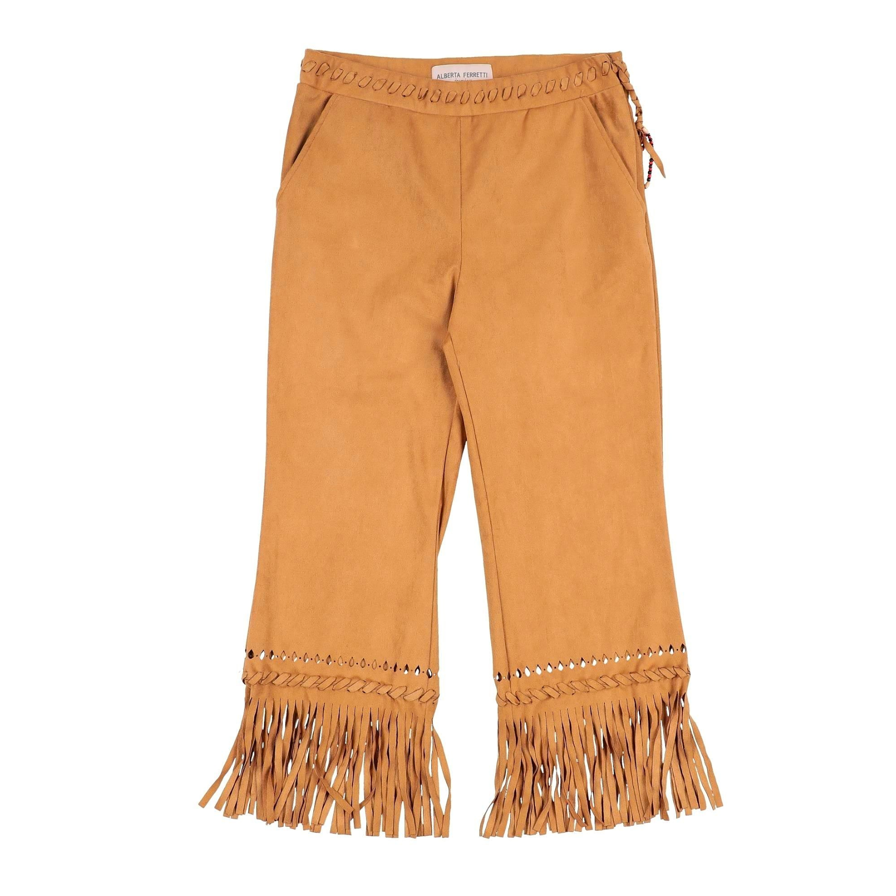 ALBERTA FERRETTI - Fringed trousers - 8 years old