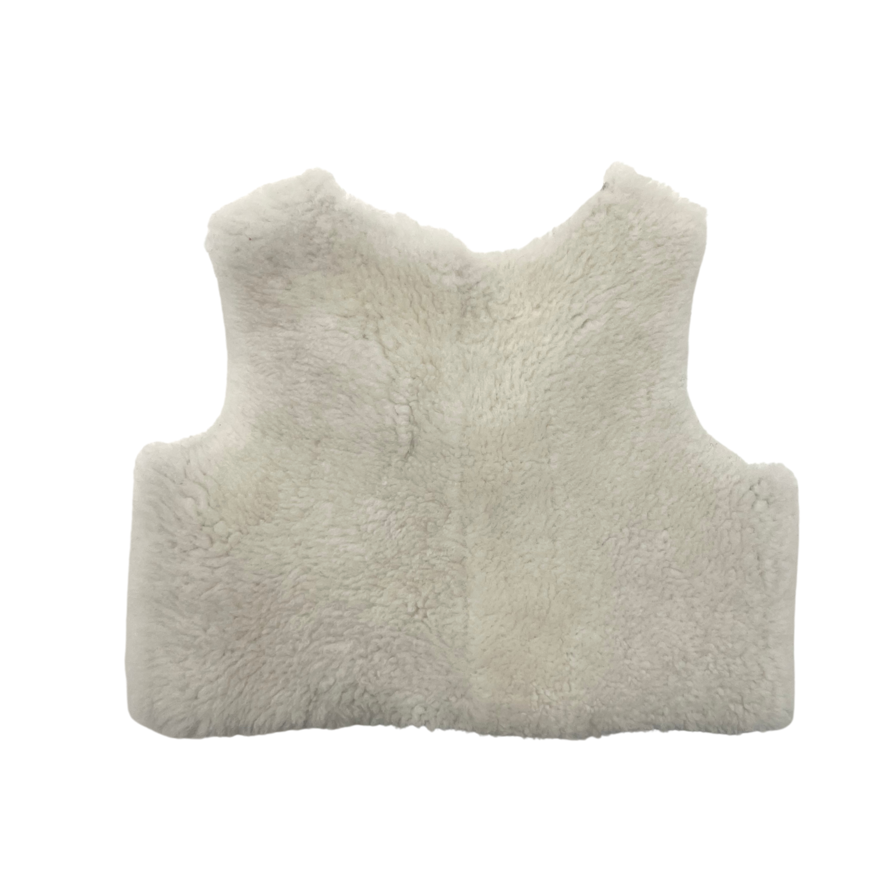 BONPOINT - Ärmelloser Lammfell-Cardigan - 12 Monate