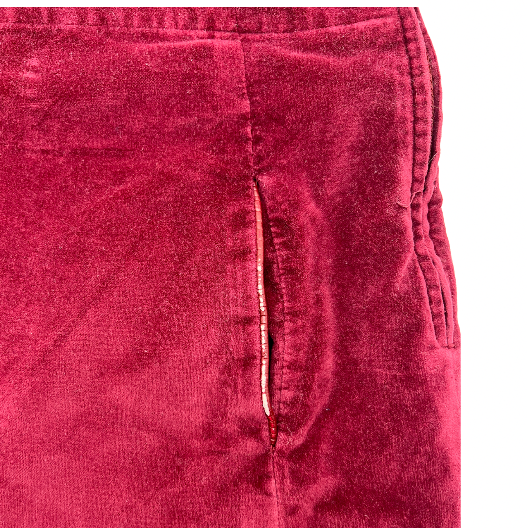 JACADI - Burgundy velvet skirt - 12 years old
