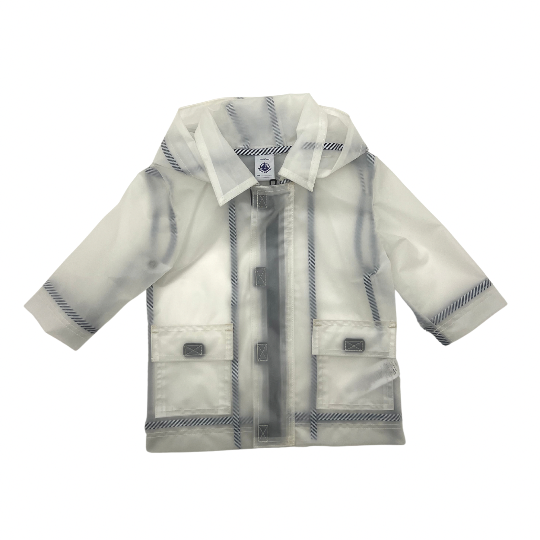 PETIT BATEAU - Ciré transparent - 6 mois