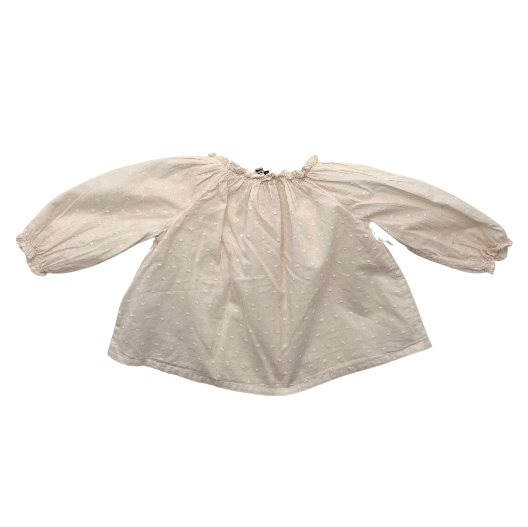 BONTON - Blouse rose poudre - 6 mois