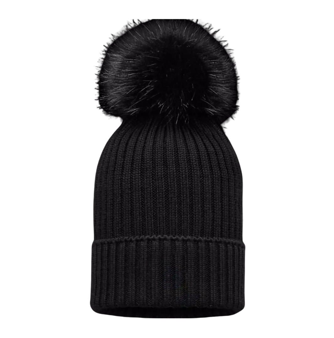 MONCLER - Bonnet à pompom - S