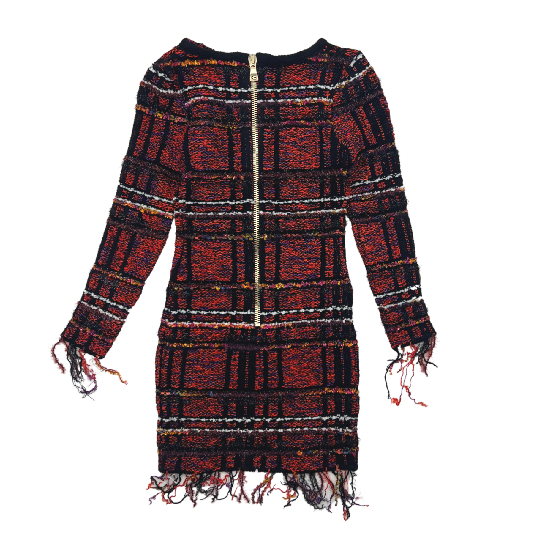 Balmain - Tweedkleid mit Fransen - 6 Jahre alt