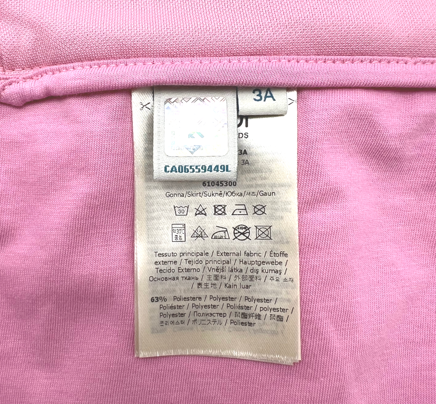 FENDI - Jupe rose - 3 ans