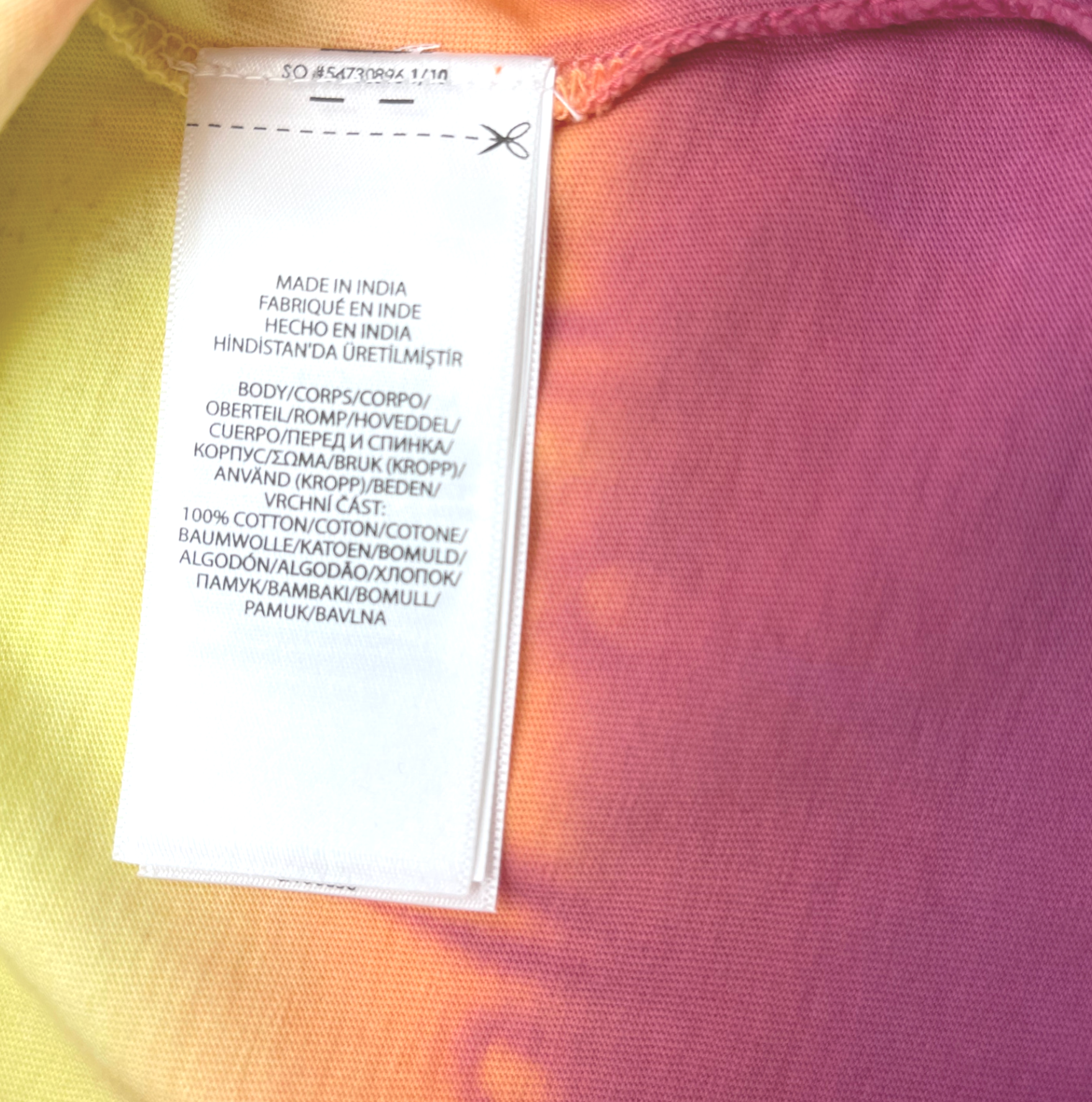 RALPH LAUREN - t-shirt tie & dye - 3 ans