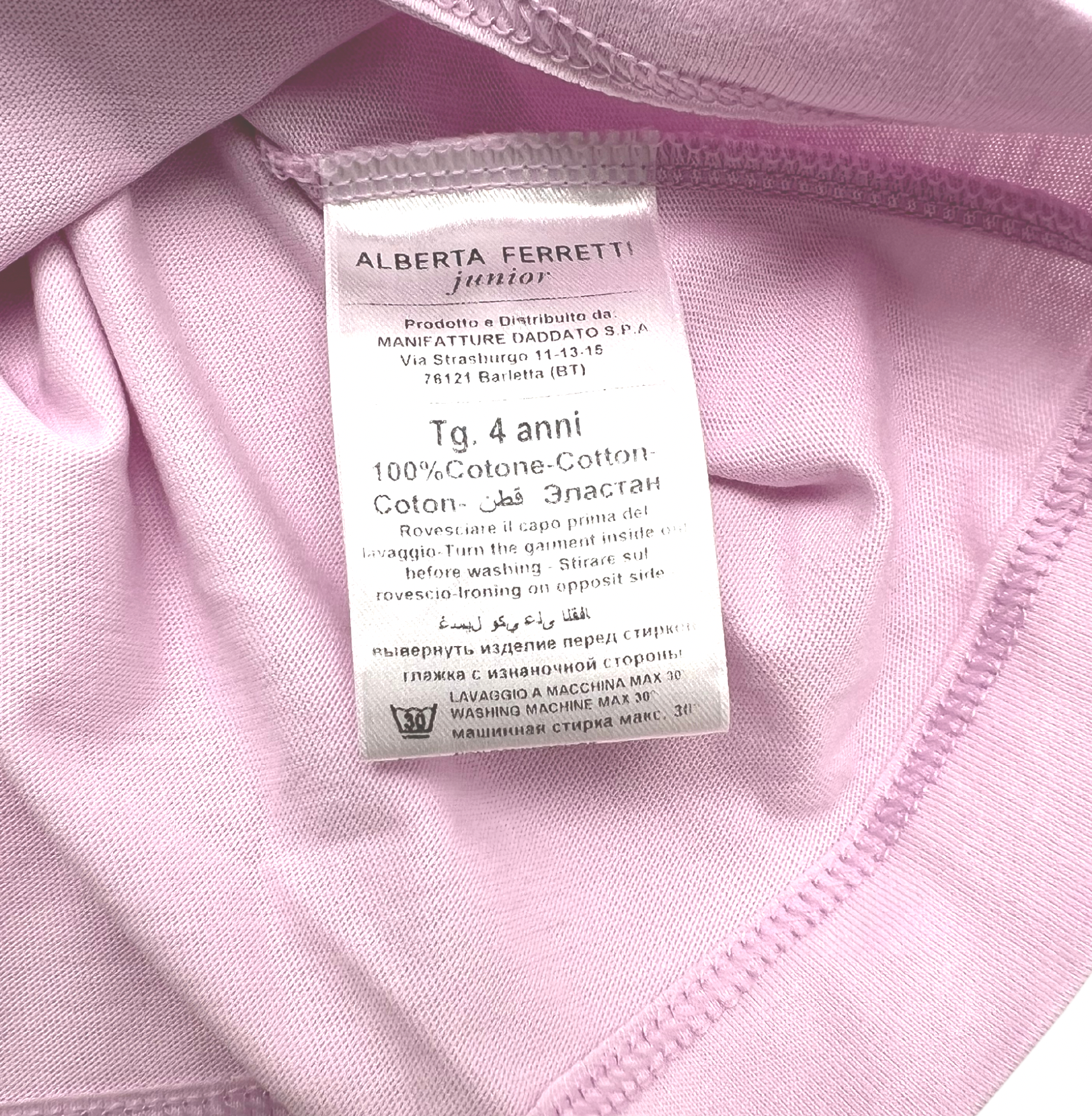 ALBERTA FERRETTI - T-shirt "get your dreams" - 4 ans