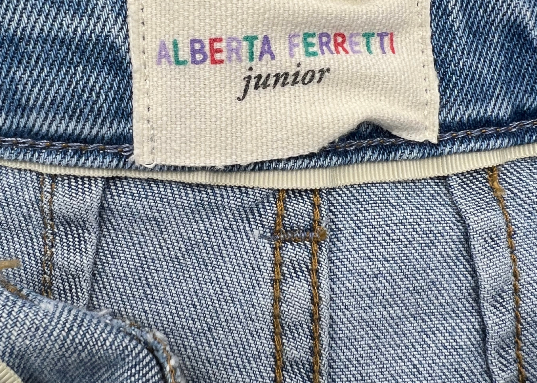 ALBERTA FERRETTI - Jeansshorts "Love is Love" - 4 Jahre