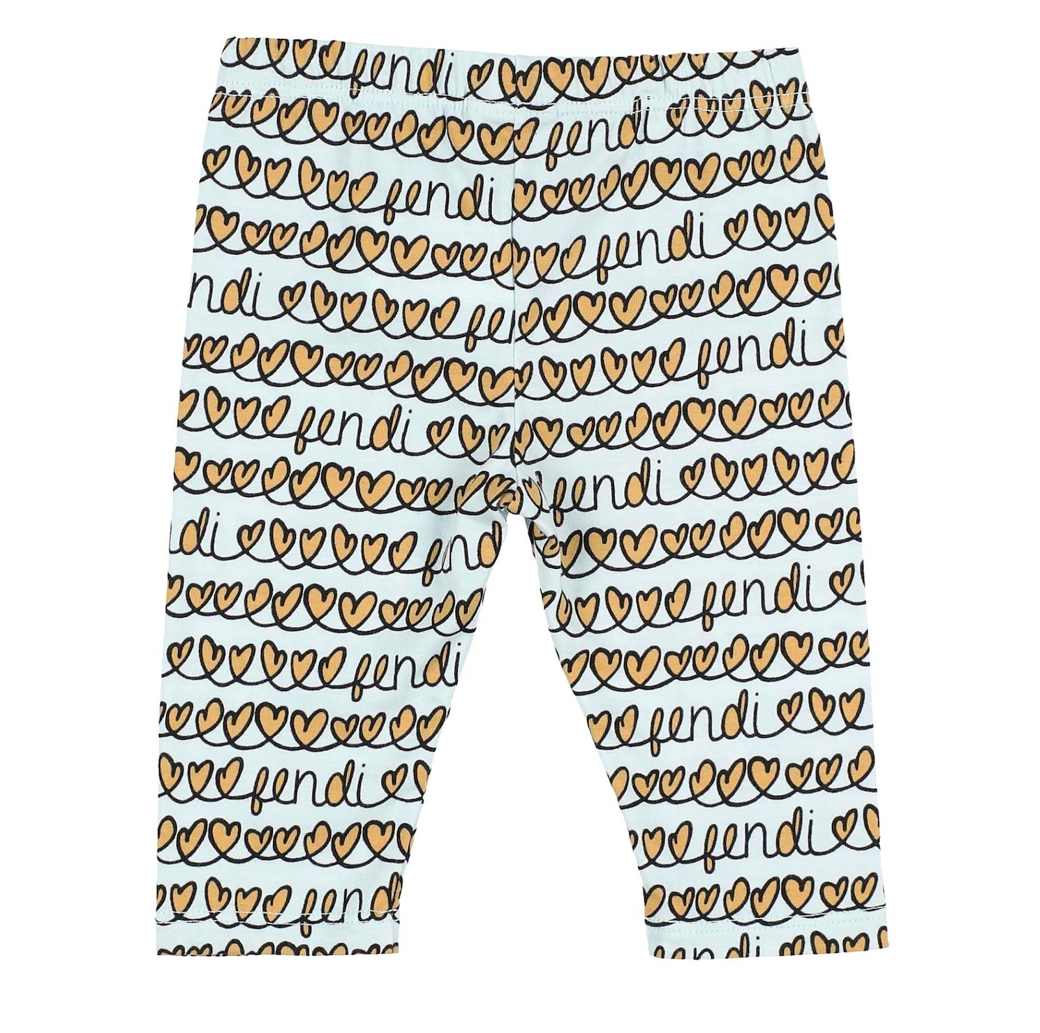 FENDI - Leggings bleu ciel - 12 mois