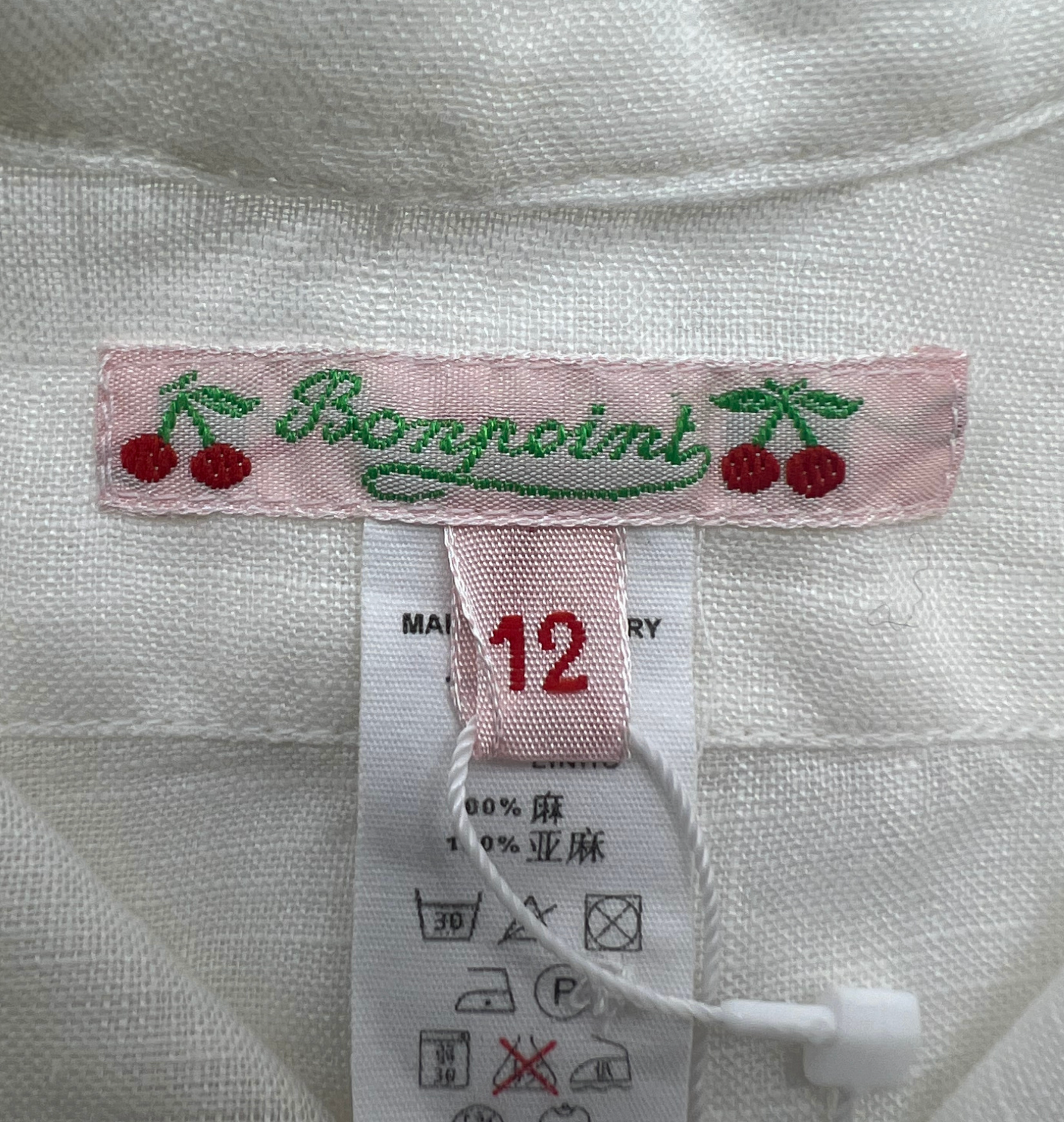 BONPOINT - Leinenhemd - 1 Jahr alt