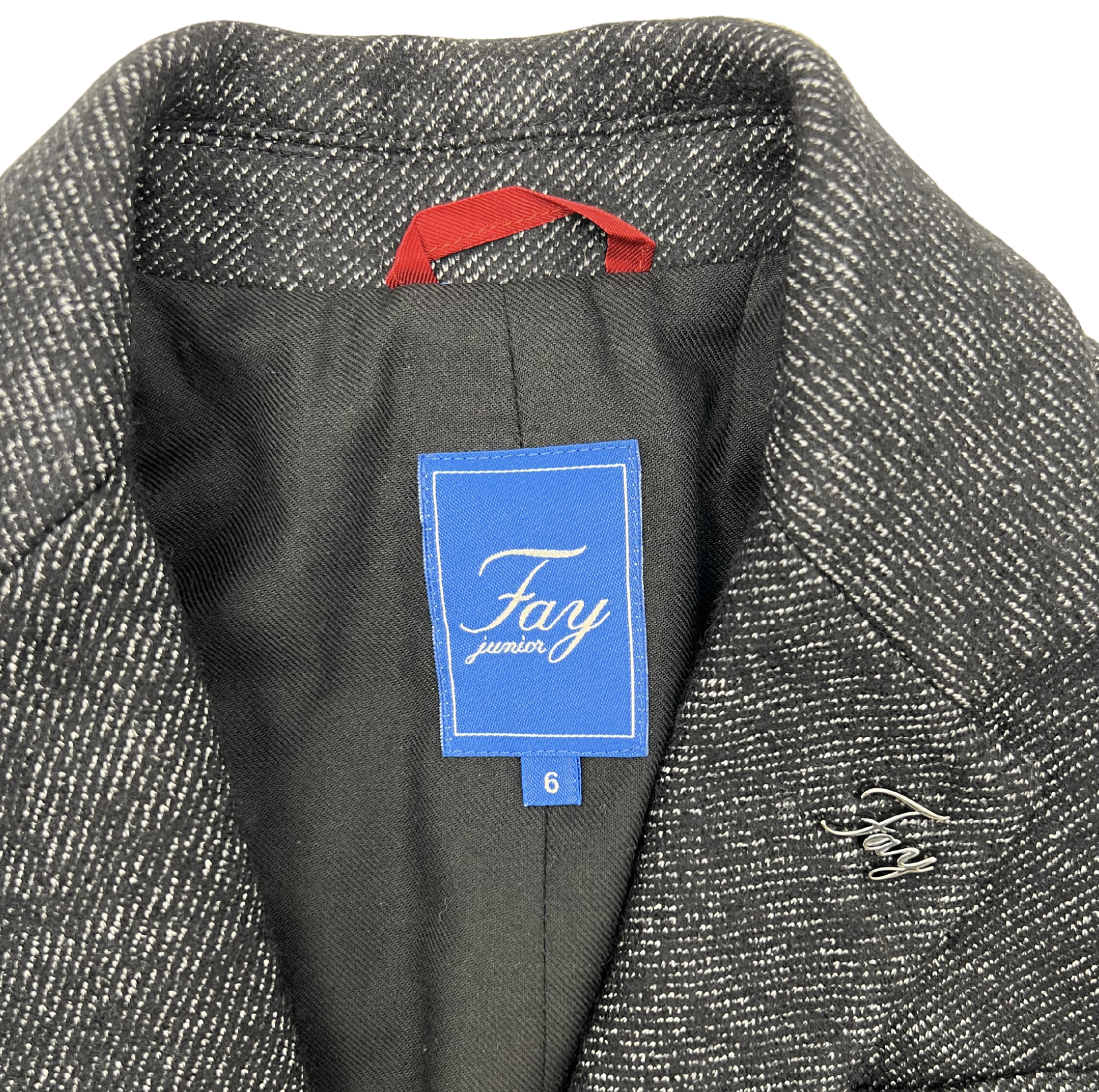 FAY - Veste grise flanelle - 6 ans