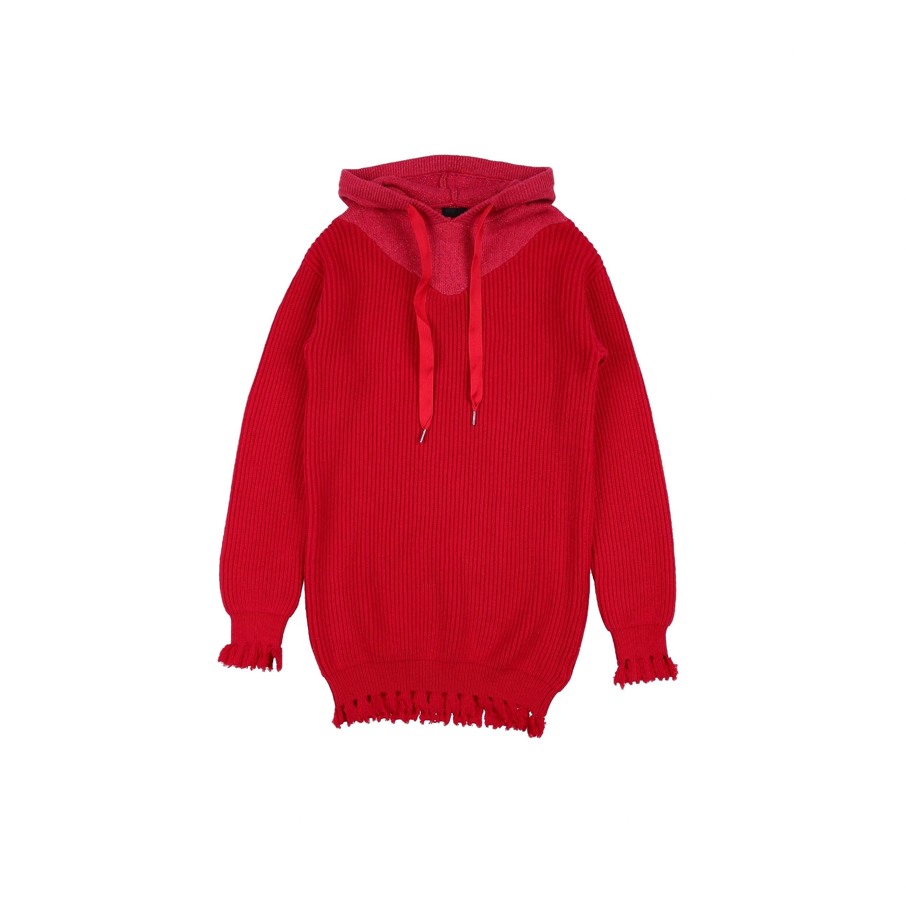 FUN & FUN - Robe pull rouge - 8 ans