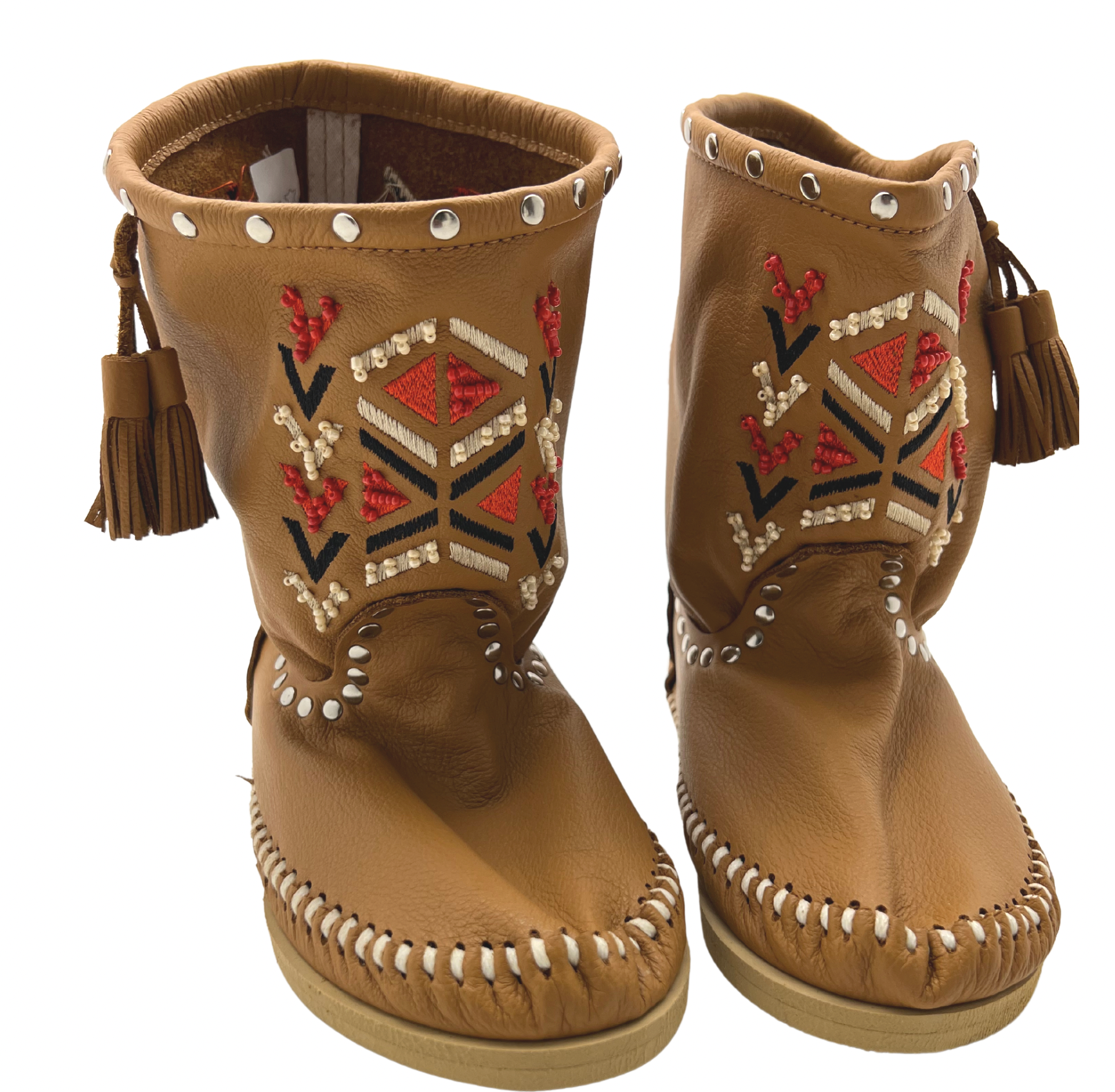 ALBERTA FERRETTI - Camel leather ankle boots - 31