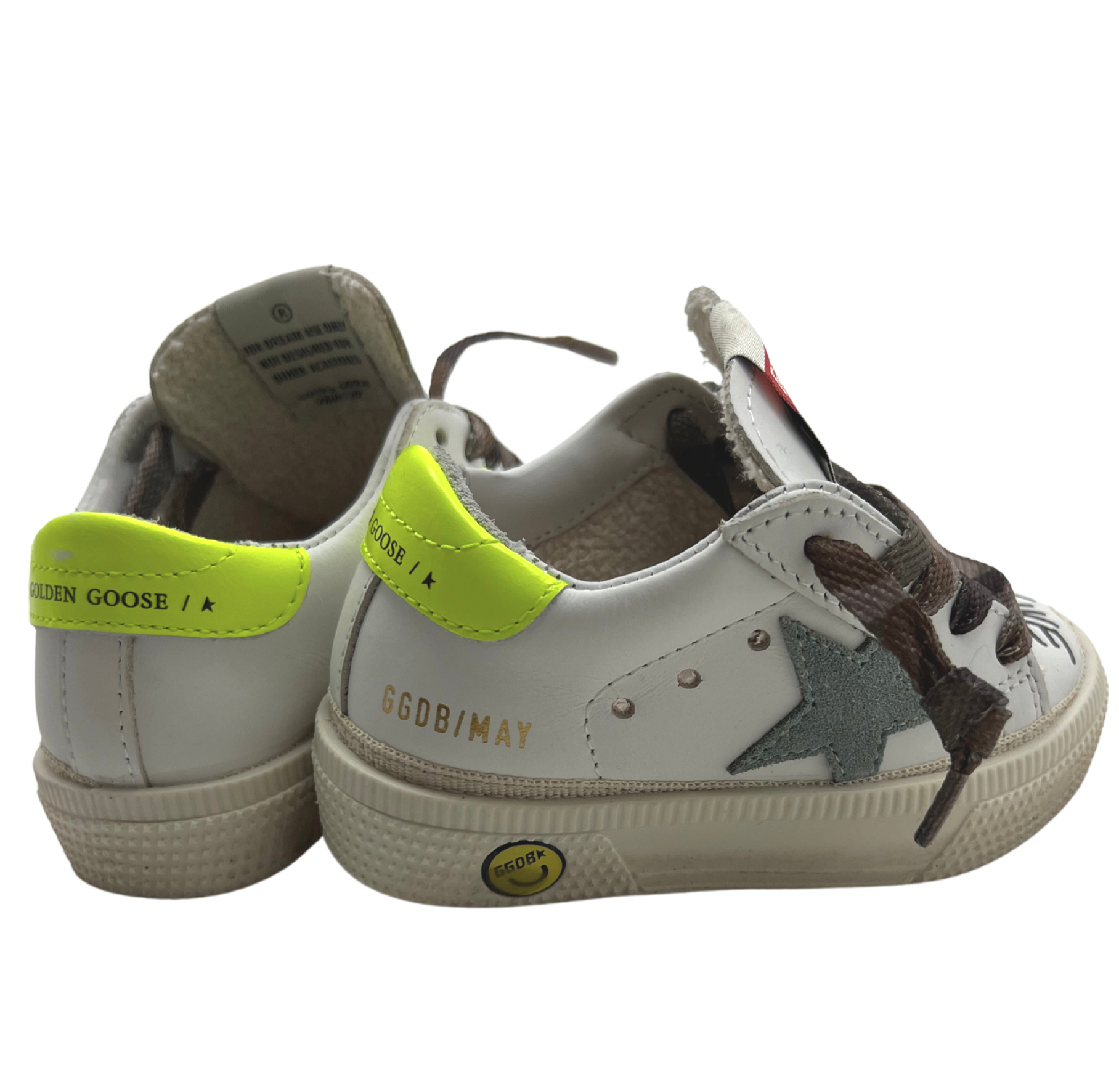 GOLDEN GOOSE – Weiße Superstar-Sneaker – Größe 19