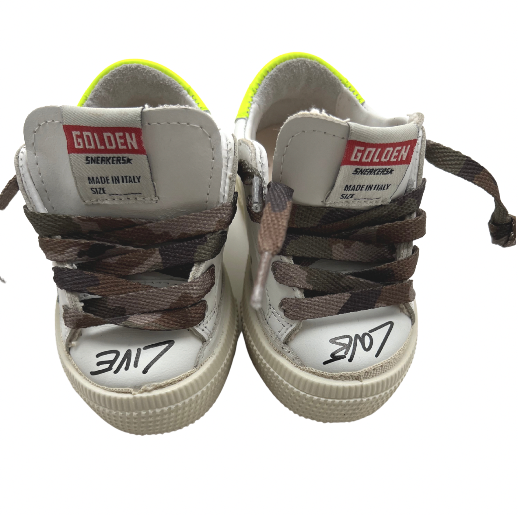 GOLDEN GOOSE – Weiße Superstar-Sneaker – Größe 19