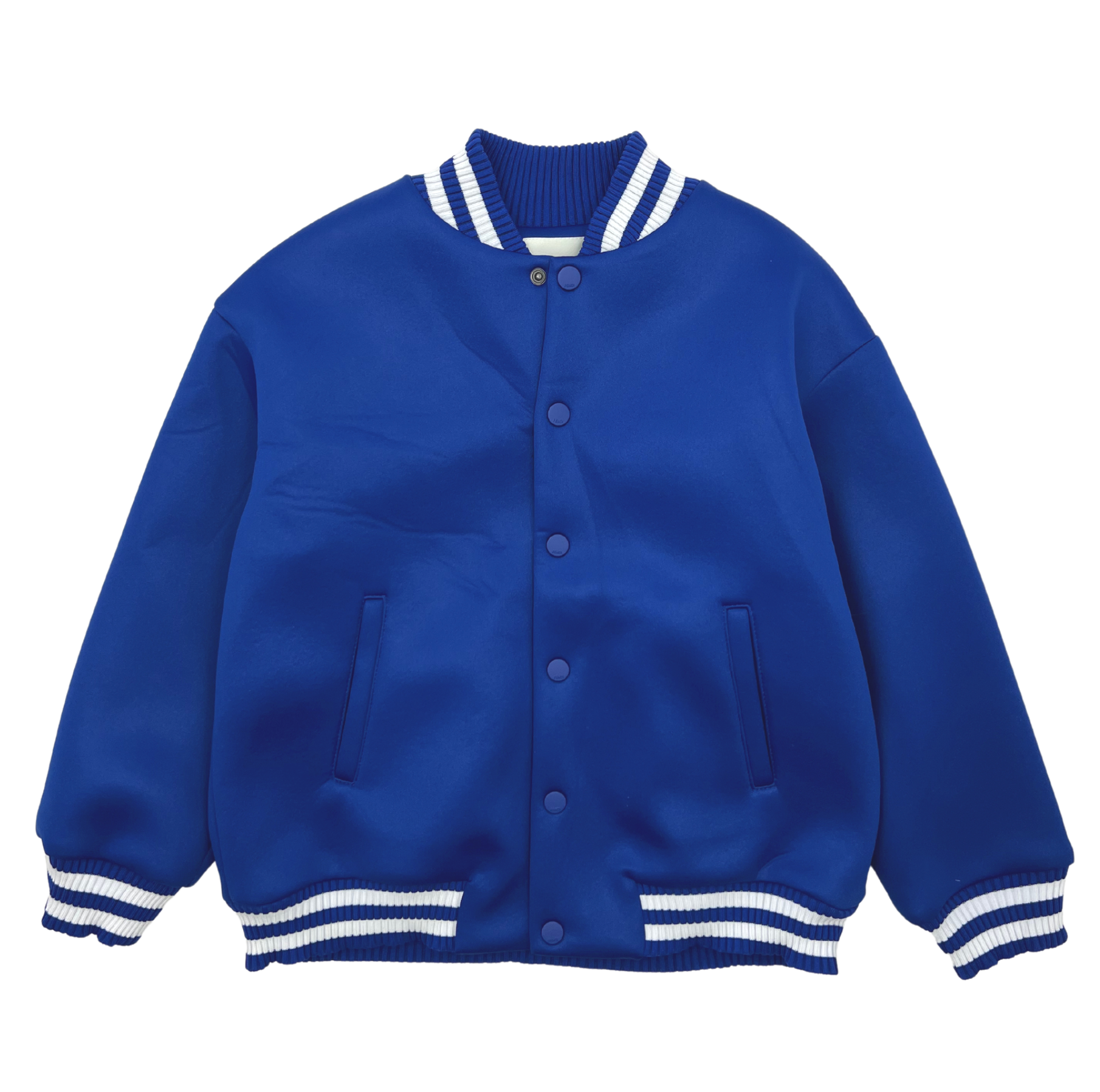FENDI - Veste bombers bleu avec lignes blanches - 6 ans