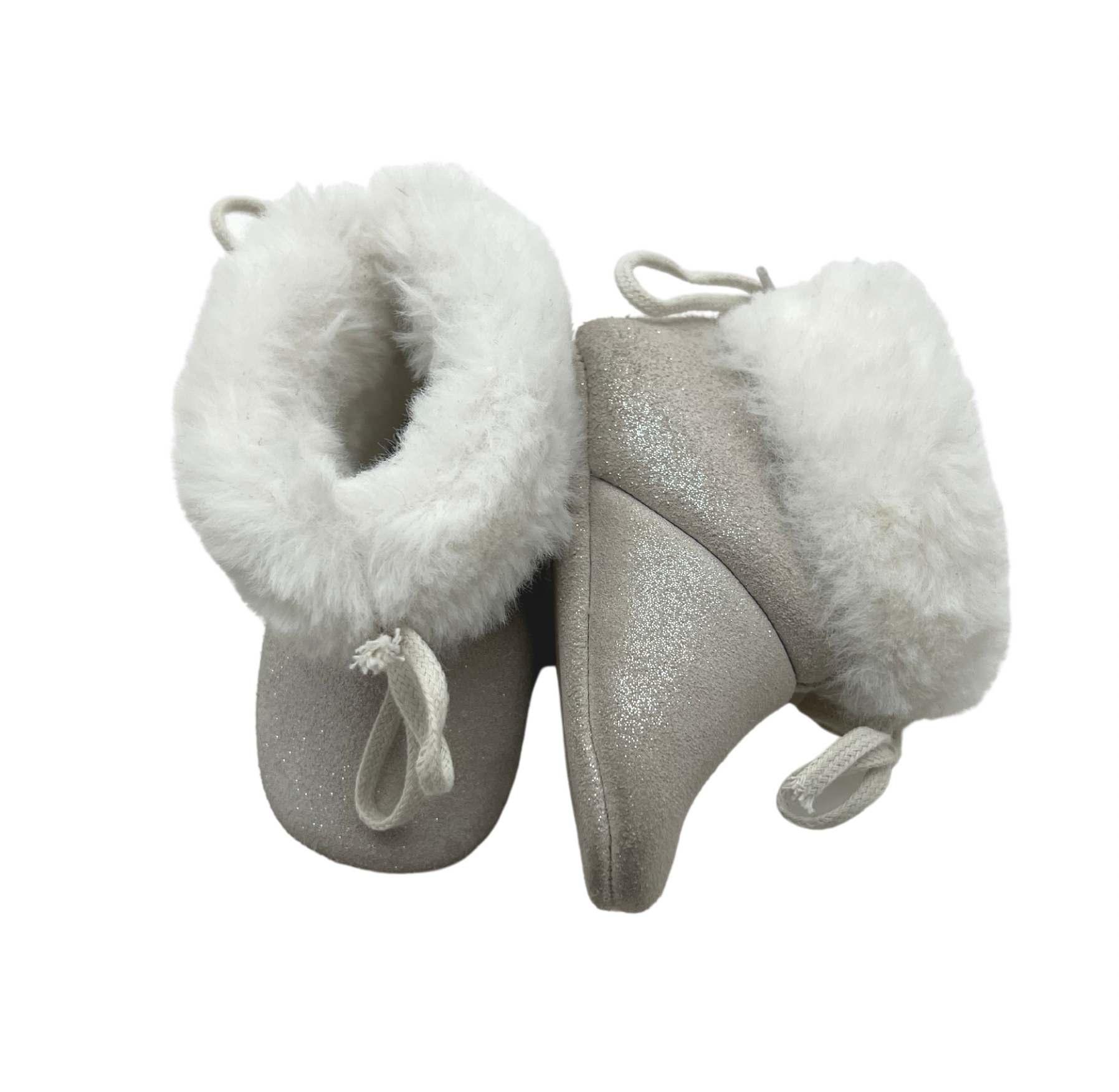 TARTINE & CHOCOLAT - Stiefel mit glitzerndem Lederfutter - Größe 17/18