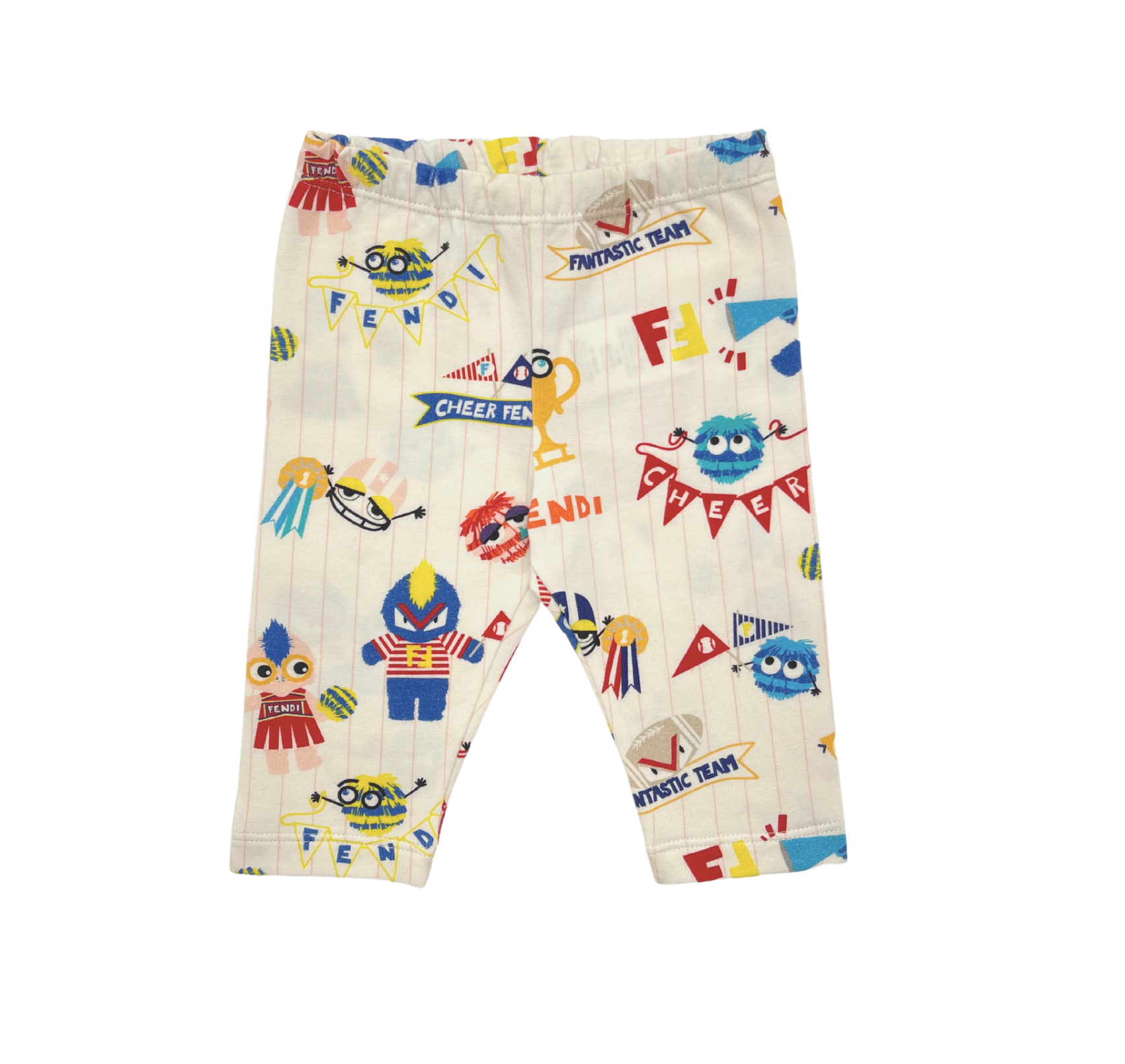 FENDI - Pom Pom Girls & Monsters Top & Leggings im Set - 3 Monate