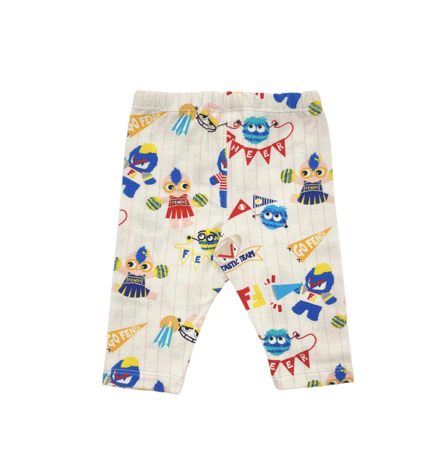 FENDI - Pom Pom Girls & Monsters Top & Leggings im Set - 3 Monate