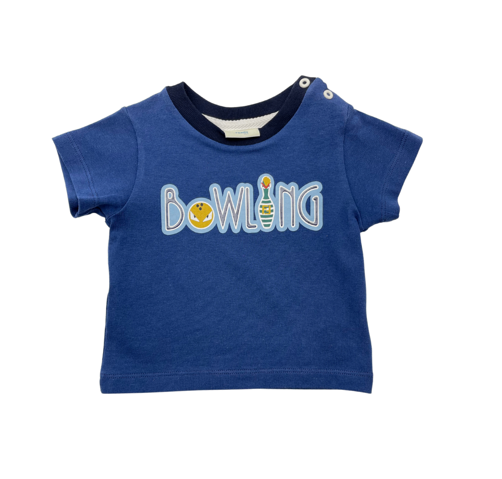 FENDI - T-shirt bowling manches courtes - 3 mois