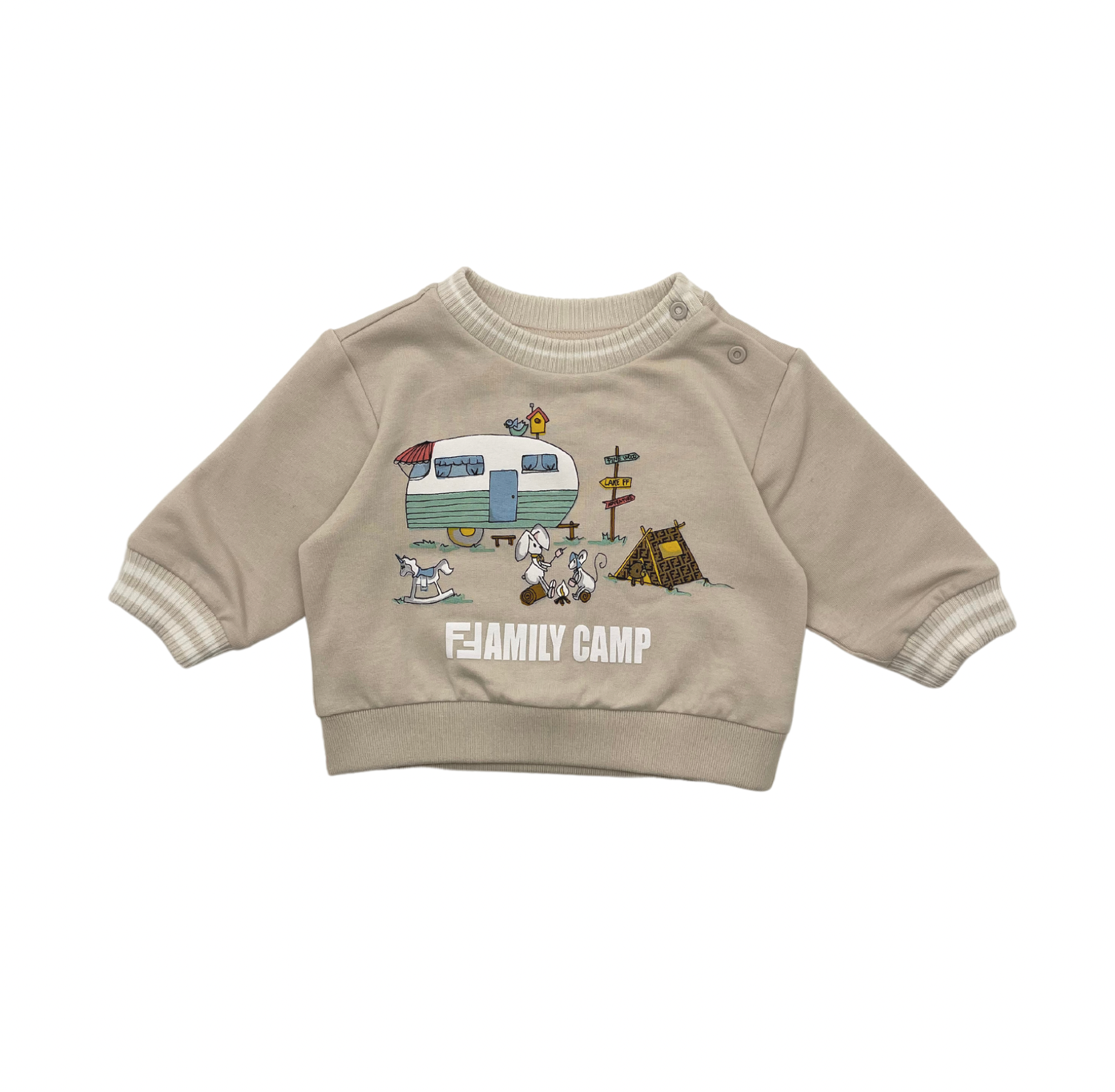 FENDI - Sweat "family camp" - 1 mois