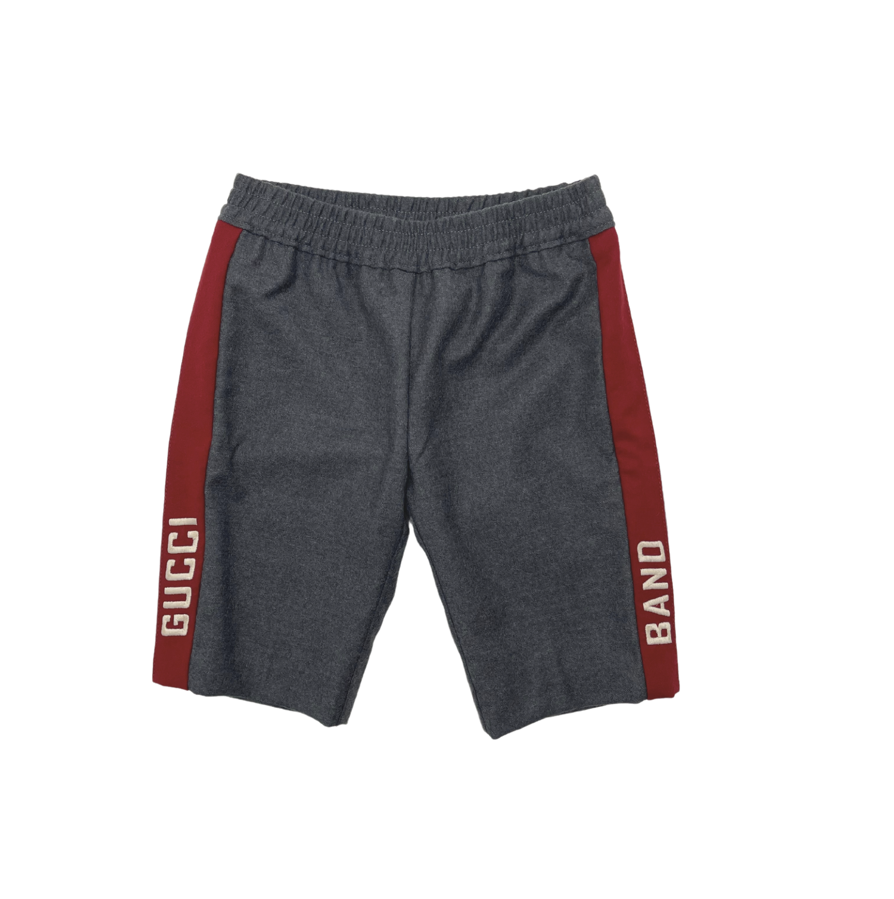 GUCCI - Pantalon en laine avec bandes latérales "Gucci" et "Band" - 6/9 mois