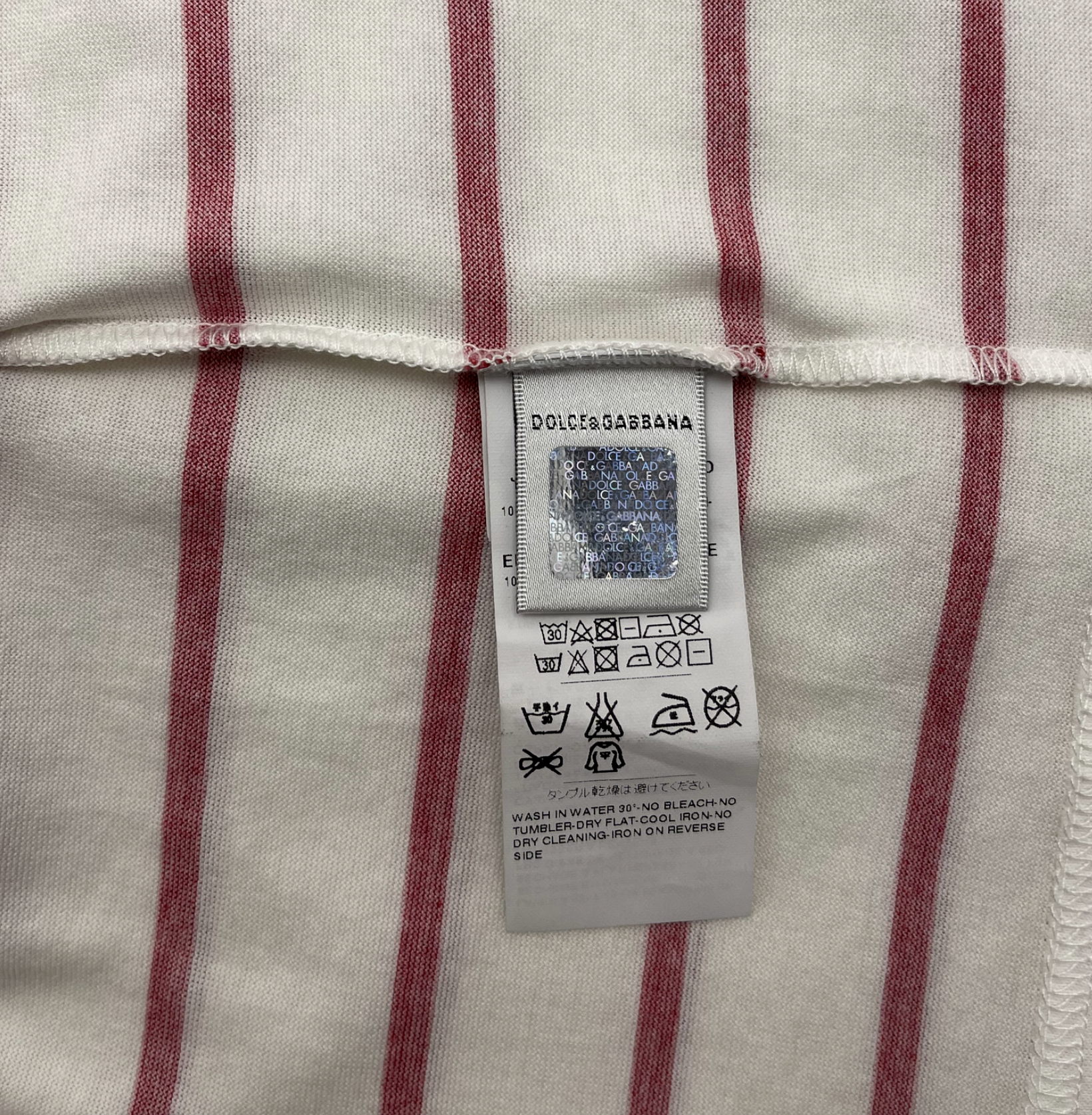 DOLCE & GABBANA - T-shirt cerise - 6/9 mois