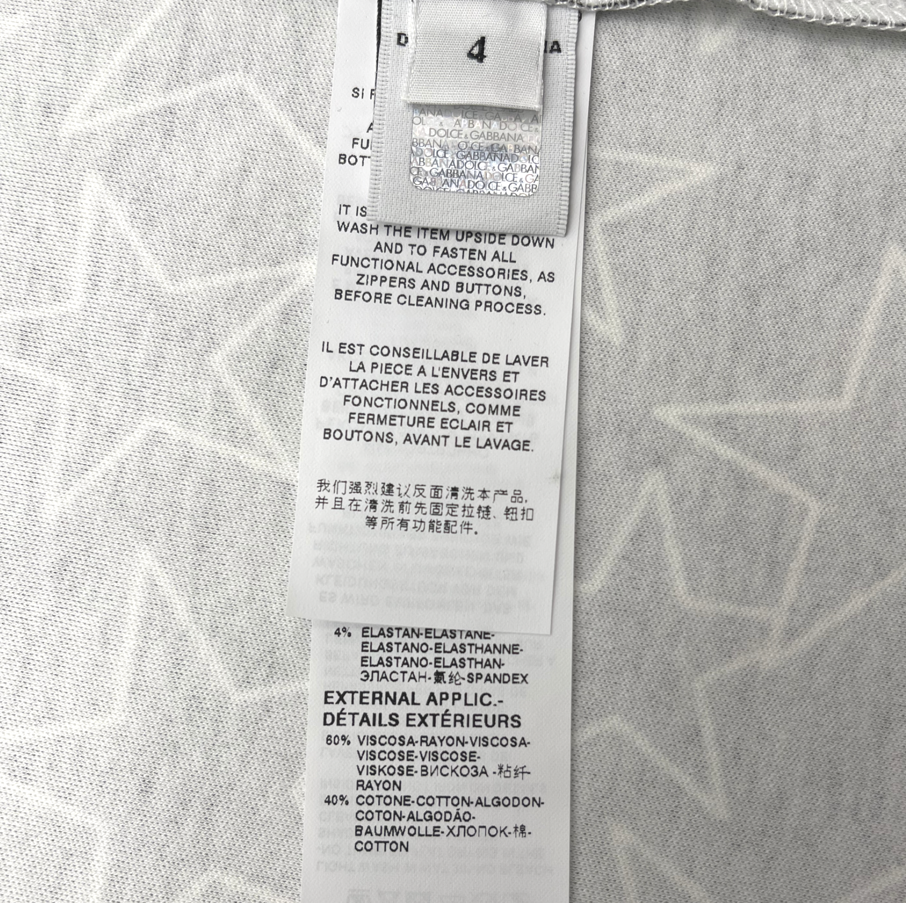 DOLCE & GABBANA - Pull à étoiles - 4 ans