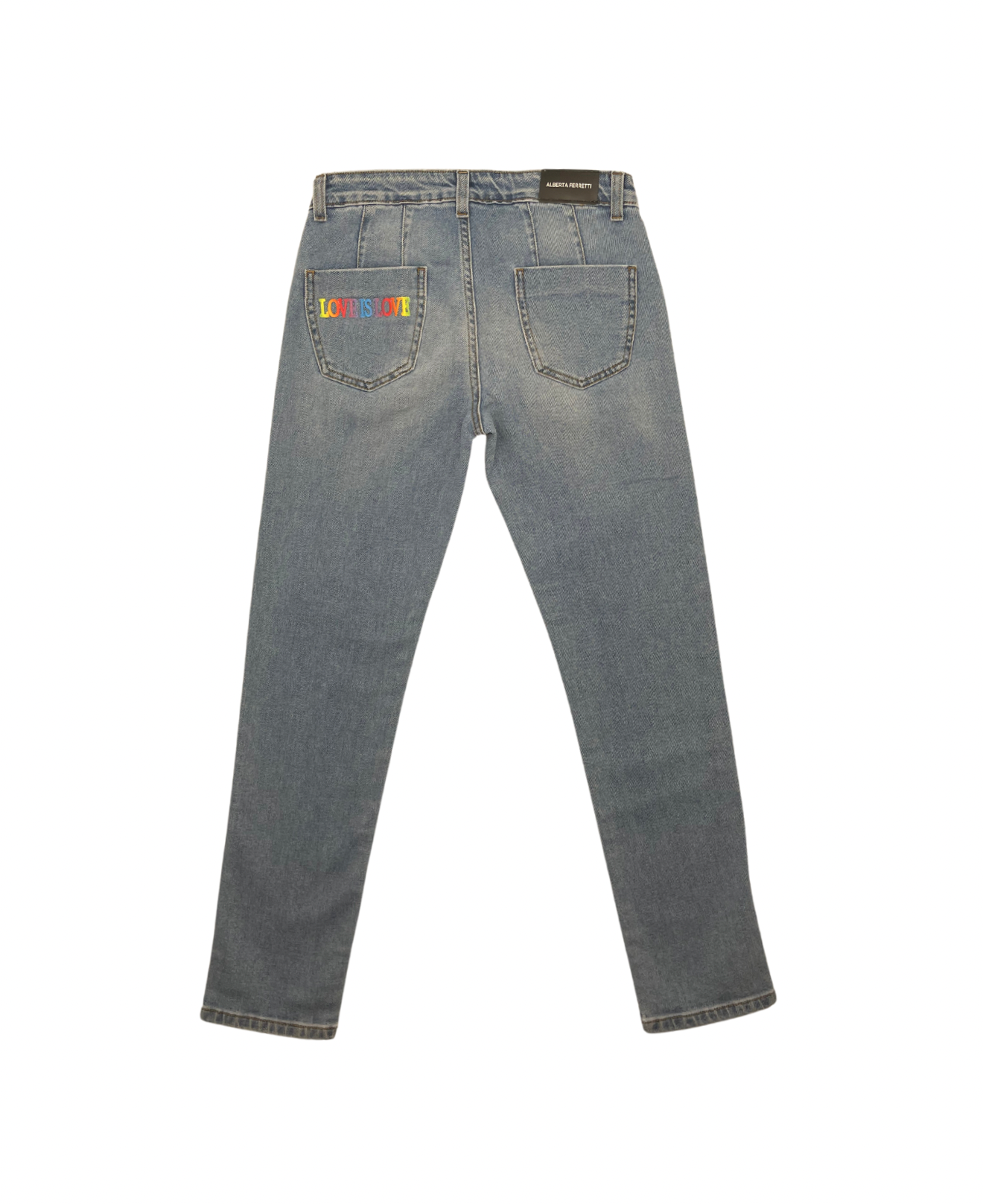 ALBERTA FERRETTI - "love is love" jeans - 12 years old