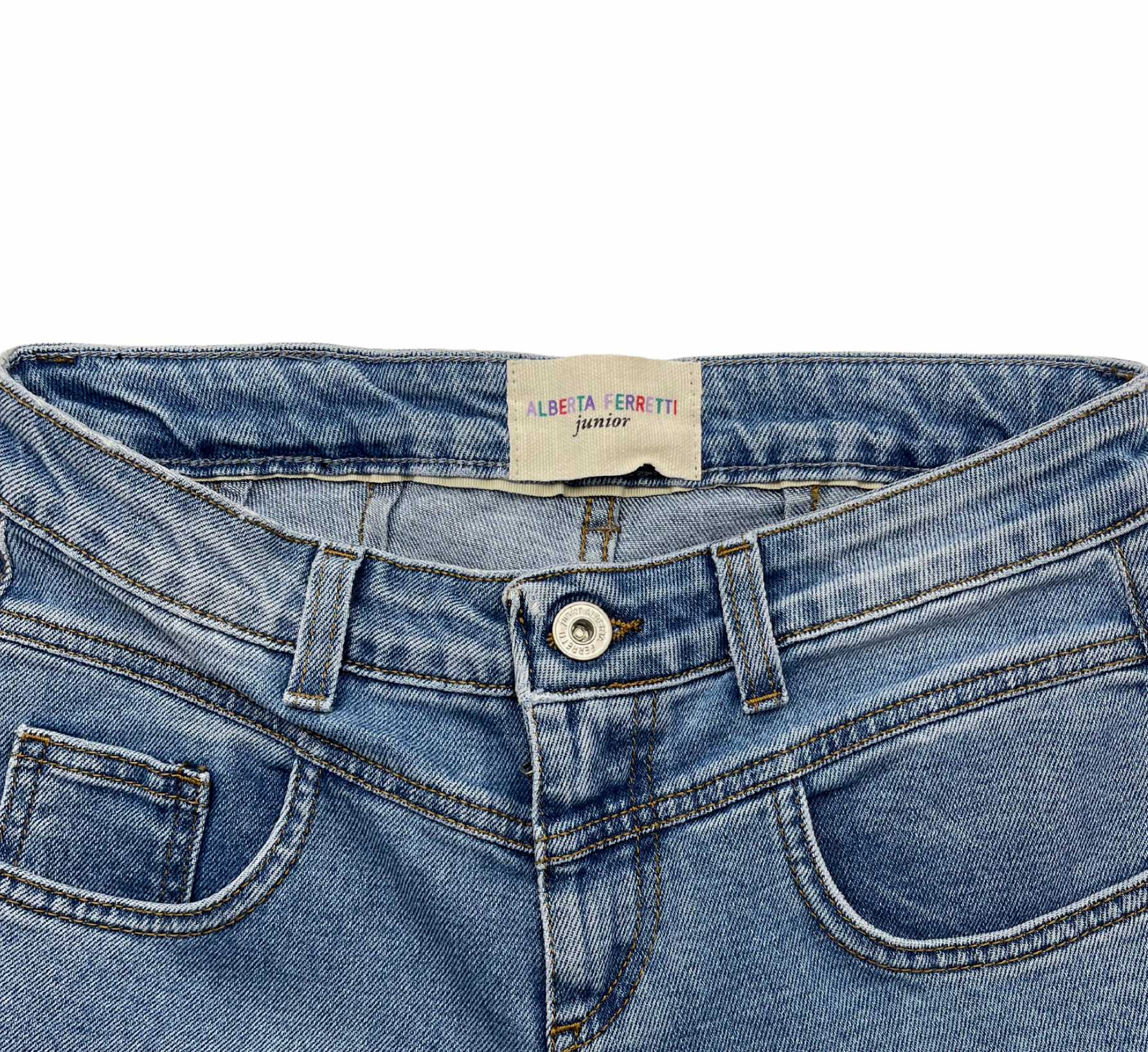 ALBERTA FERRETTI - "love is love" jeans - 12 years old