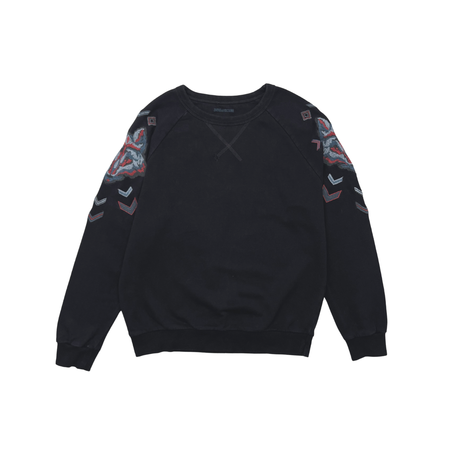 ZADIG & VOLTAIRE - Sweatshirt with wolf embroidery - 10 years old