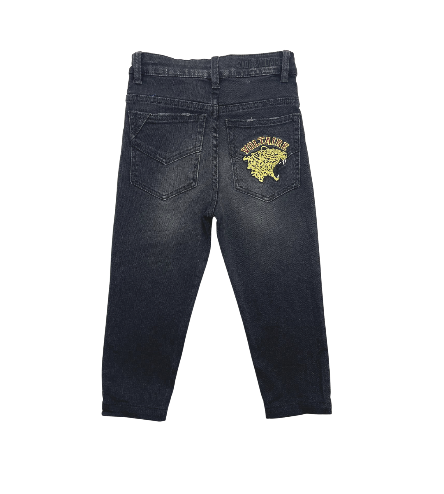 ZADIG & VOLTAIRE - Tiger embroidery jeans - 8 years old