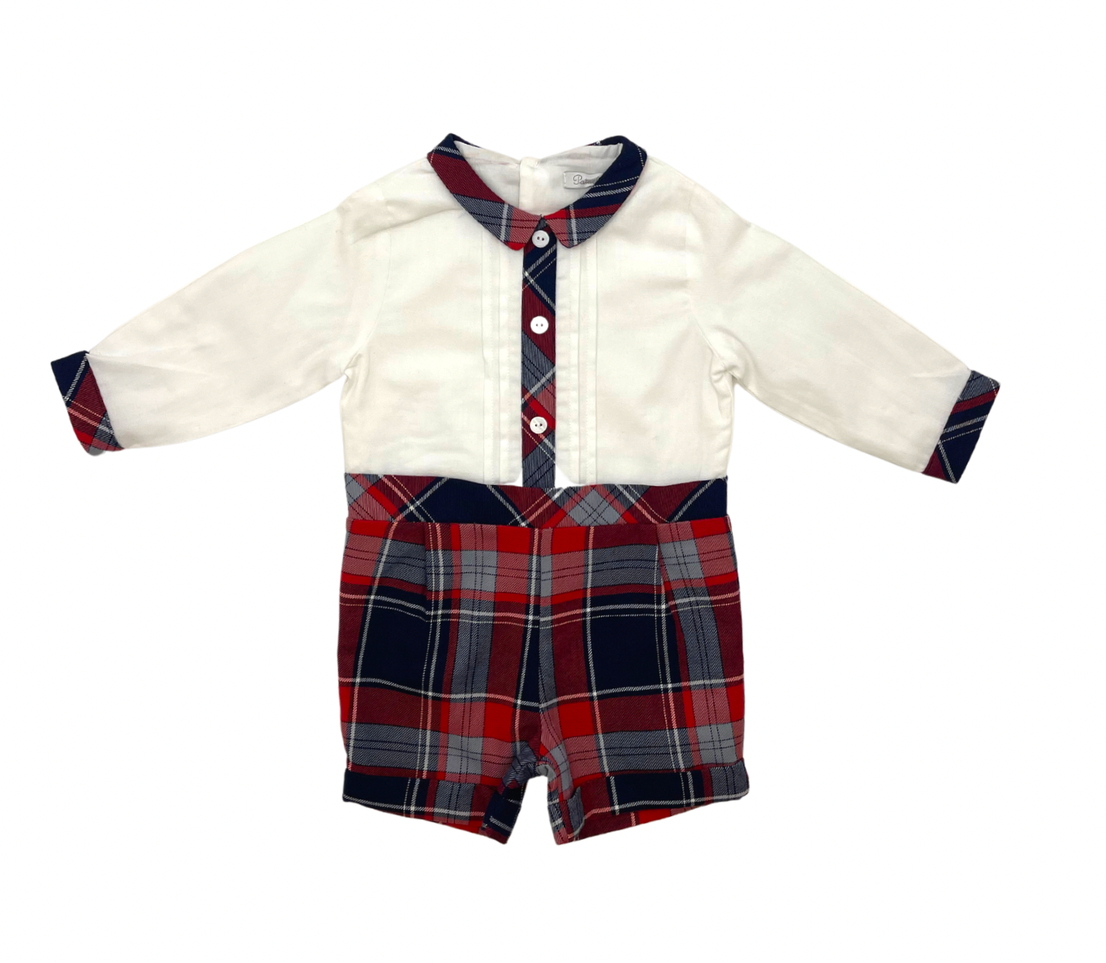 PATACHOU - Combinaison écossaise - 9 mois