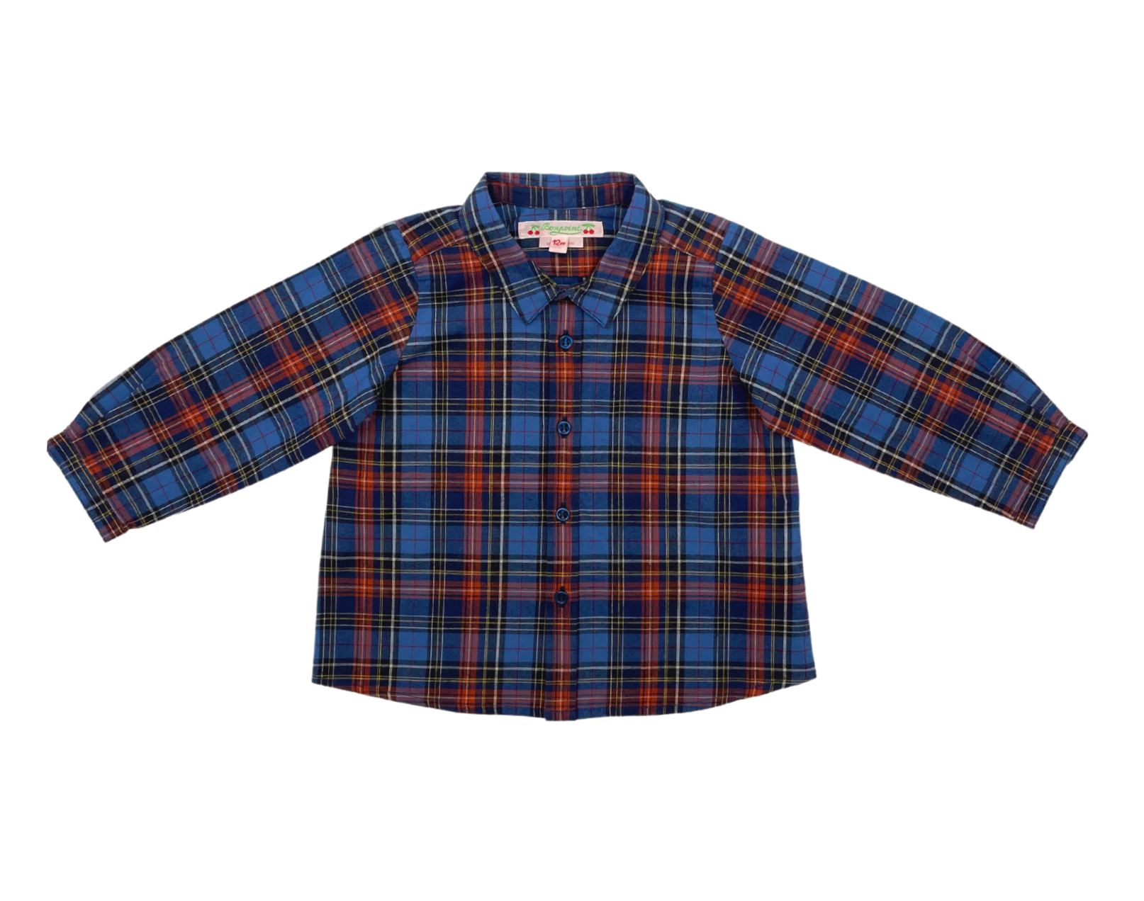 BONPOINT - Chemise à carreaux - 1 an